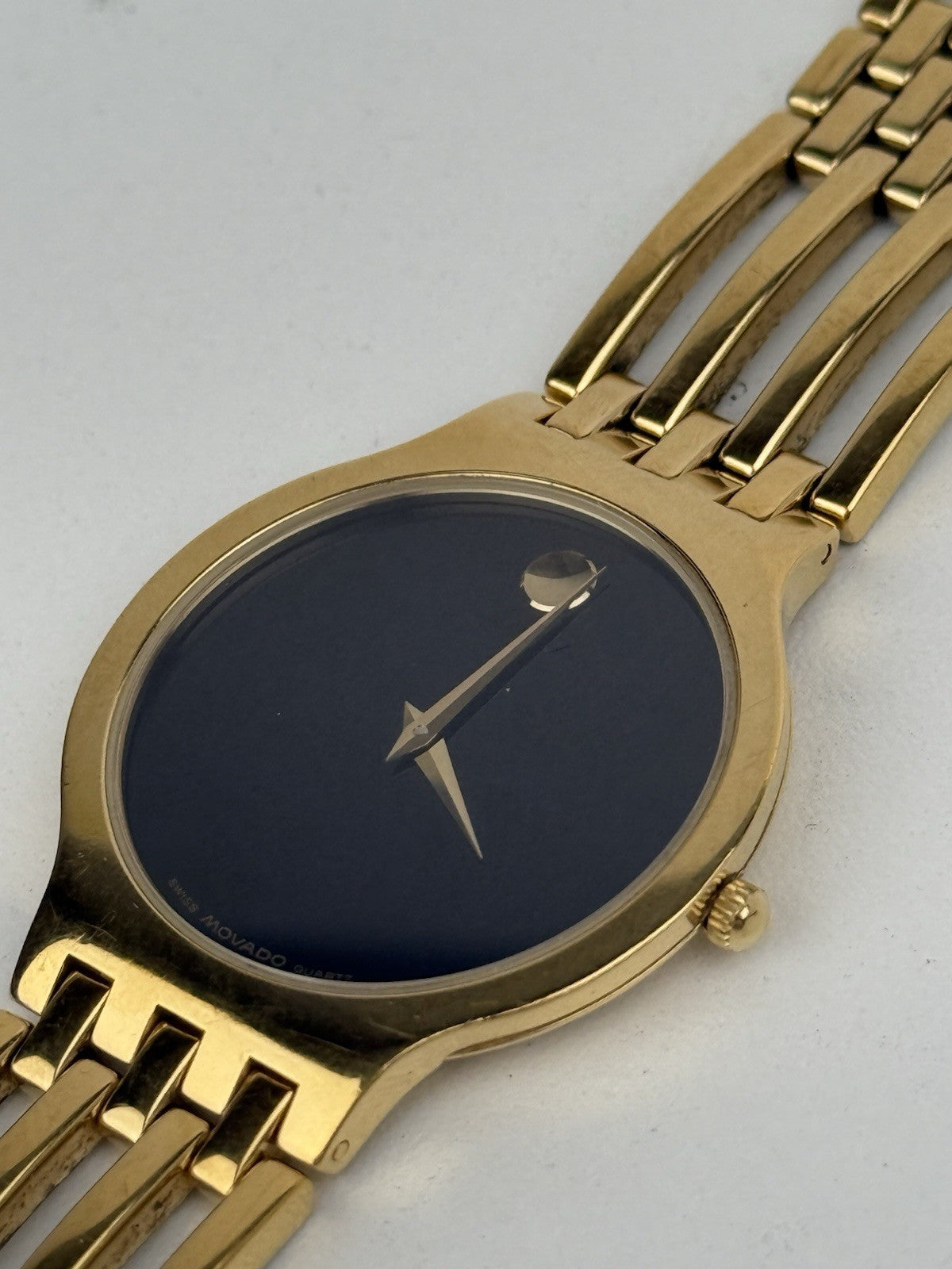 Movado Esperanza 84 19 861 4P Gold Tone 32mm Stainless Steel Quartz Womens Watch