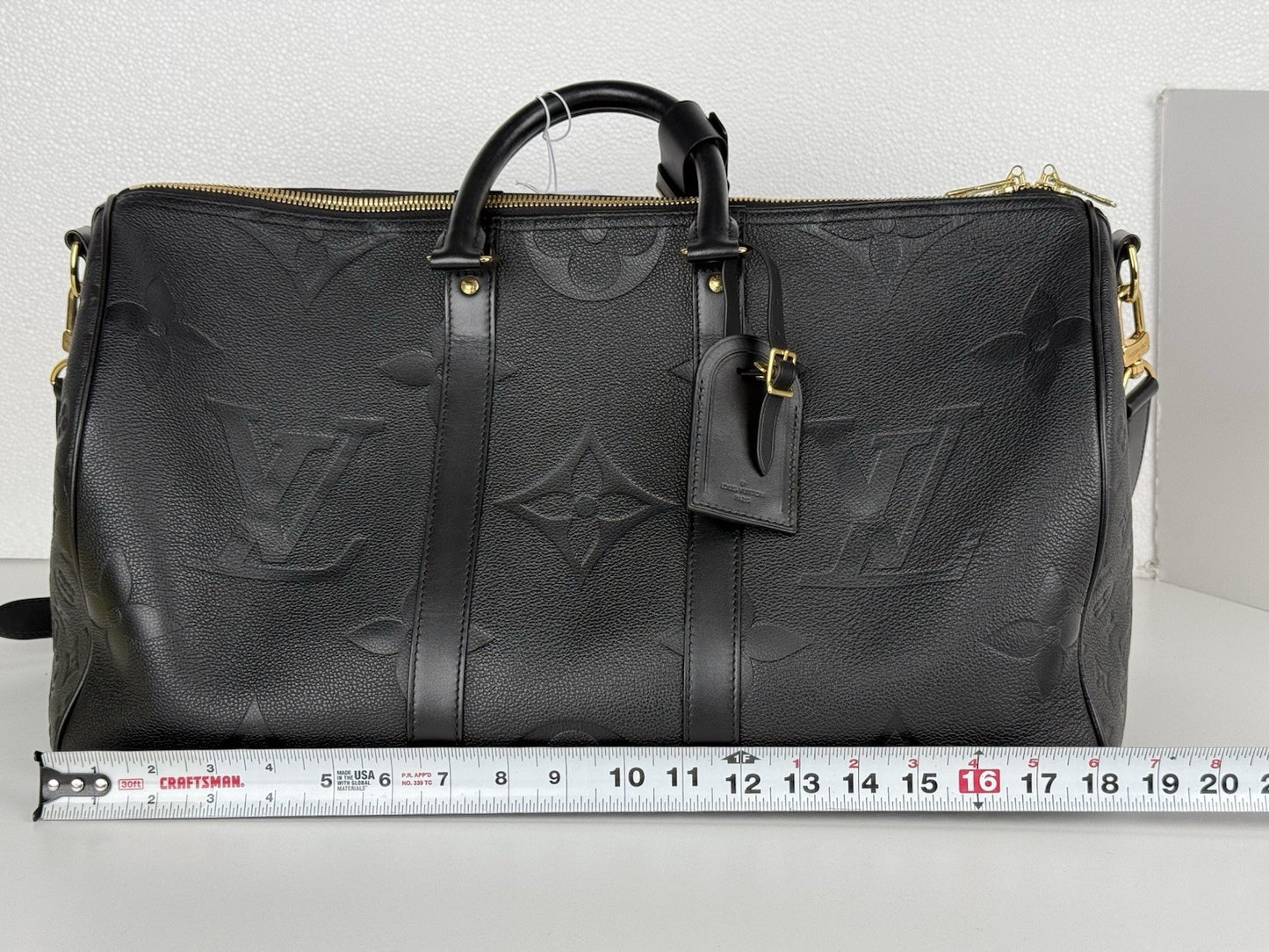 LOUIS VUITTON Monogram Amplant Keepall Bandouliere 45cm