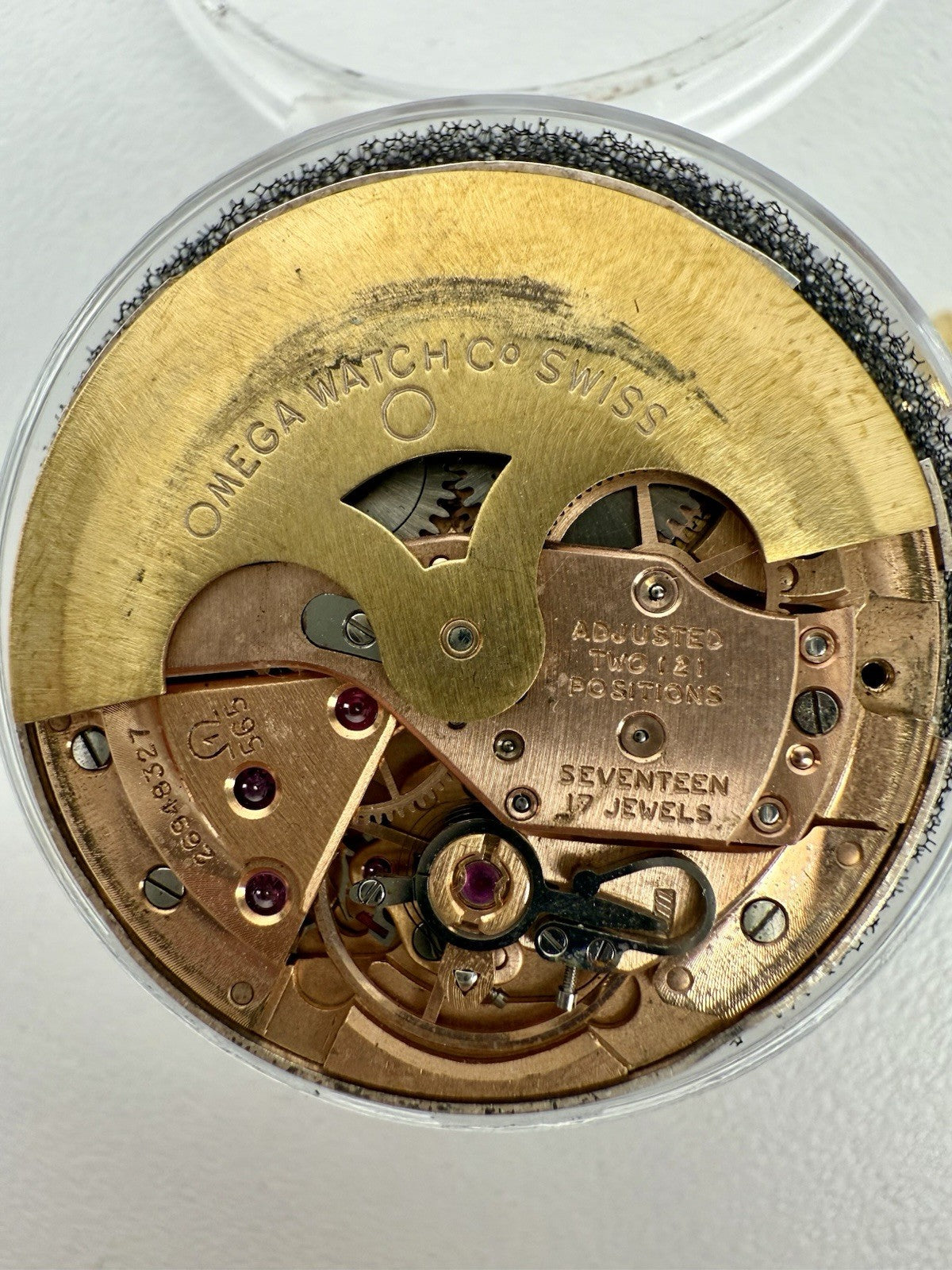 Omega 565 Watch Automatic Movement Good Balance Watchmakers Spare Parts