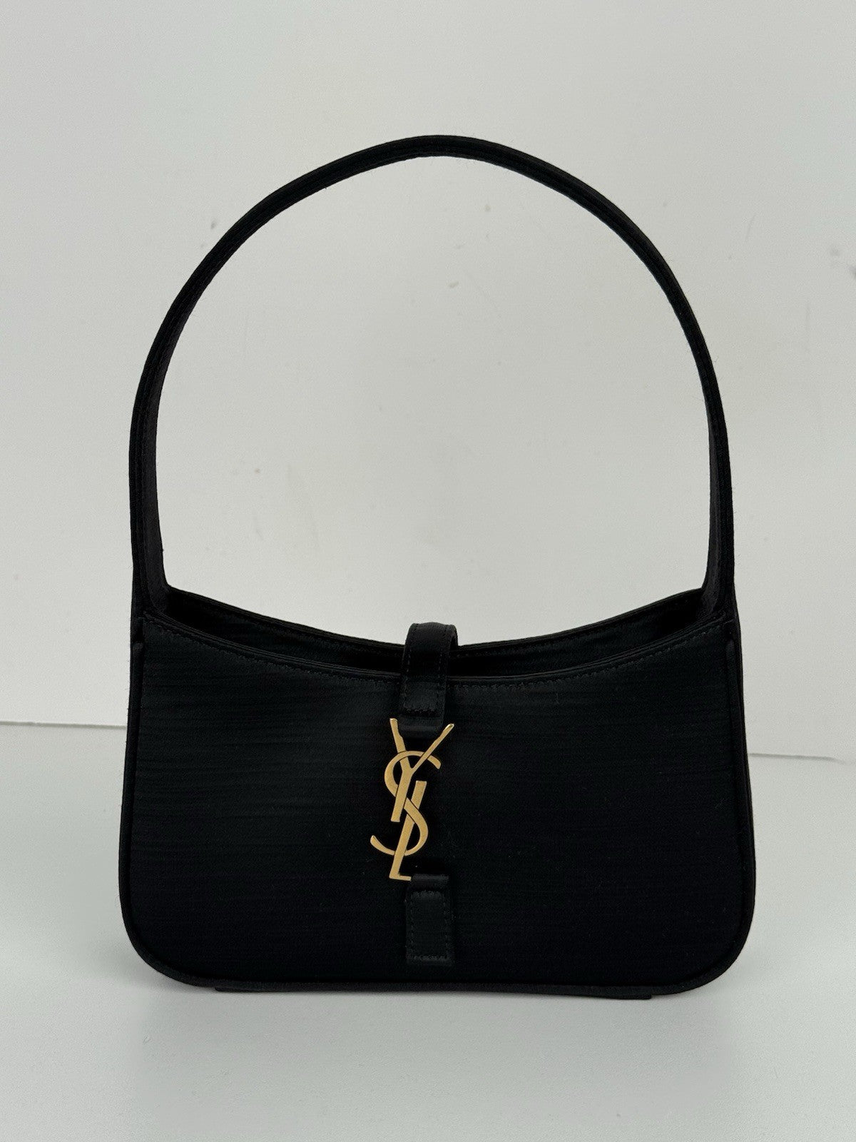 Saint Laurent Le 5 A 7 Mini YSL Shoulder Bag in Satin