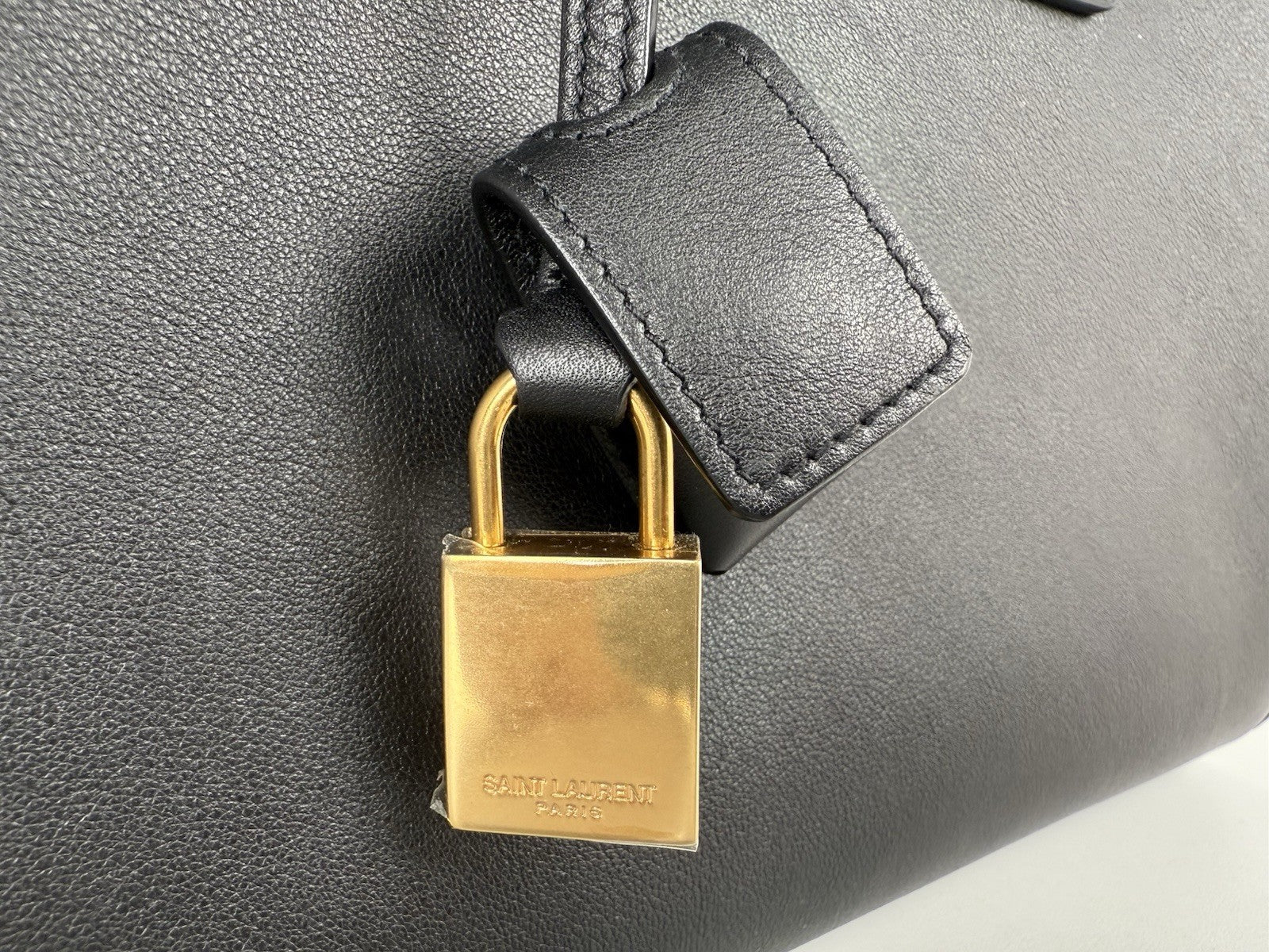 Saint Laurent Sac de Jour Large Leather Women's Bag in Black