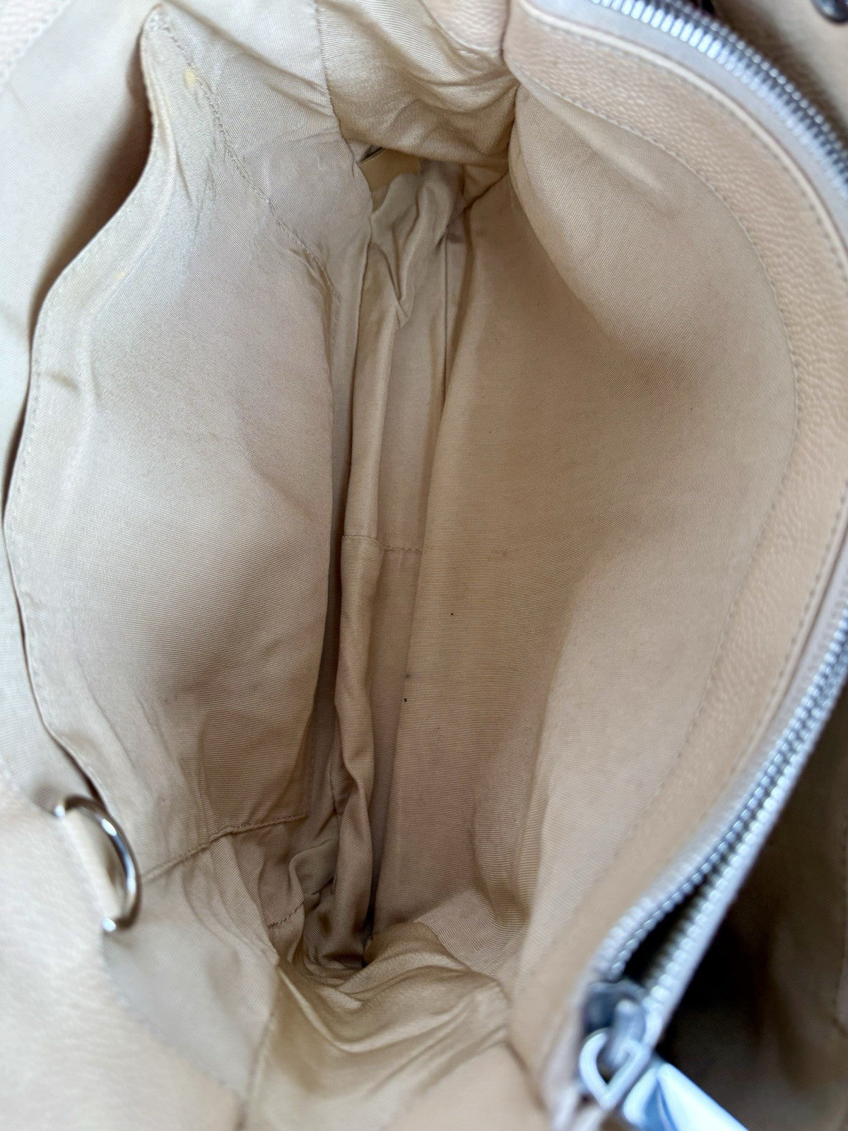 CHANEL Caviar Quilted Grand Shopping Tote Beige Bag