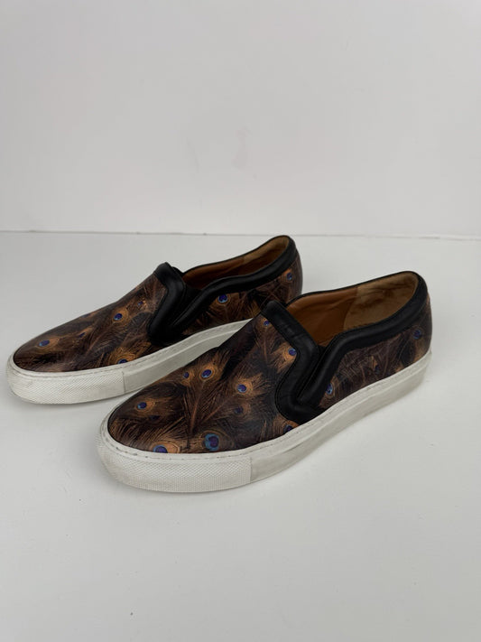 Givenchy Leather Print Sneakers Size 38.5