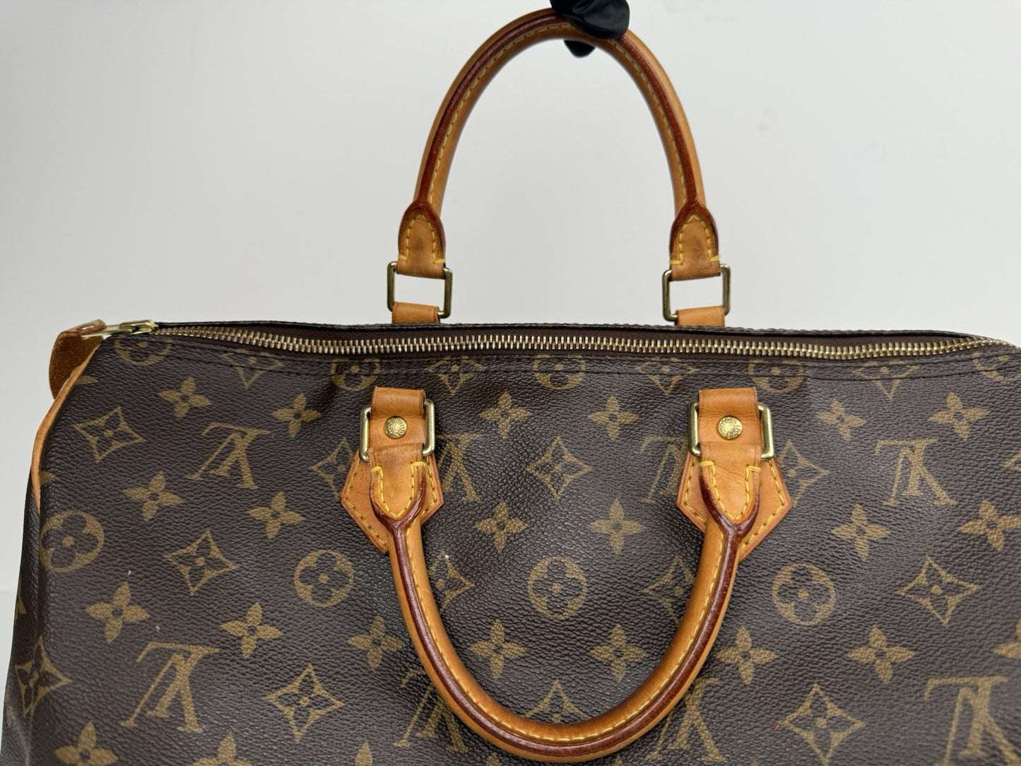 Louis Vuitton Speedy Duffle 35 Brown Canvas Monogram Bag