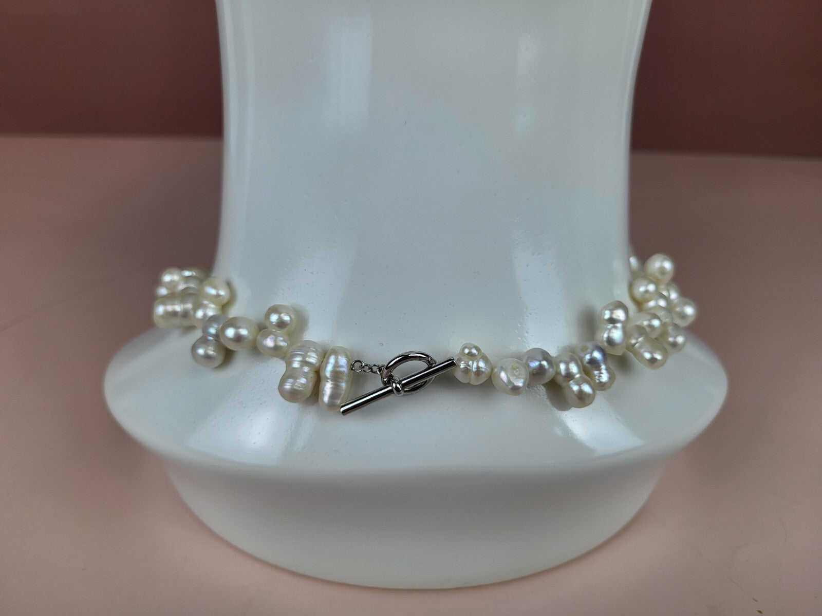 Emily 925 Pearl Necklace For Women White Pearls