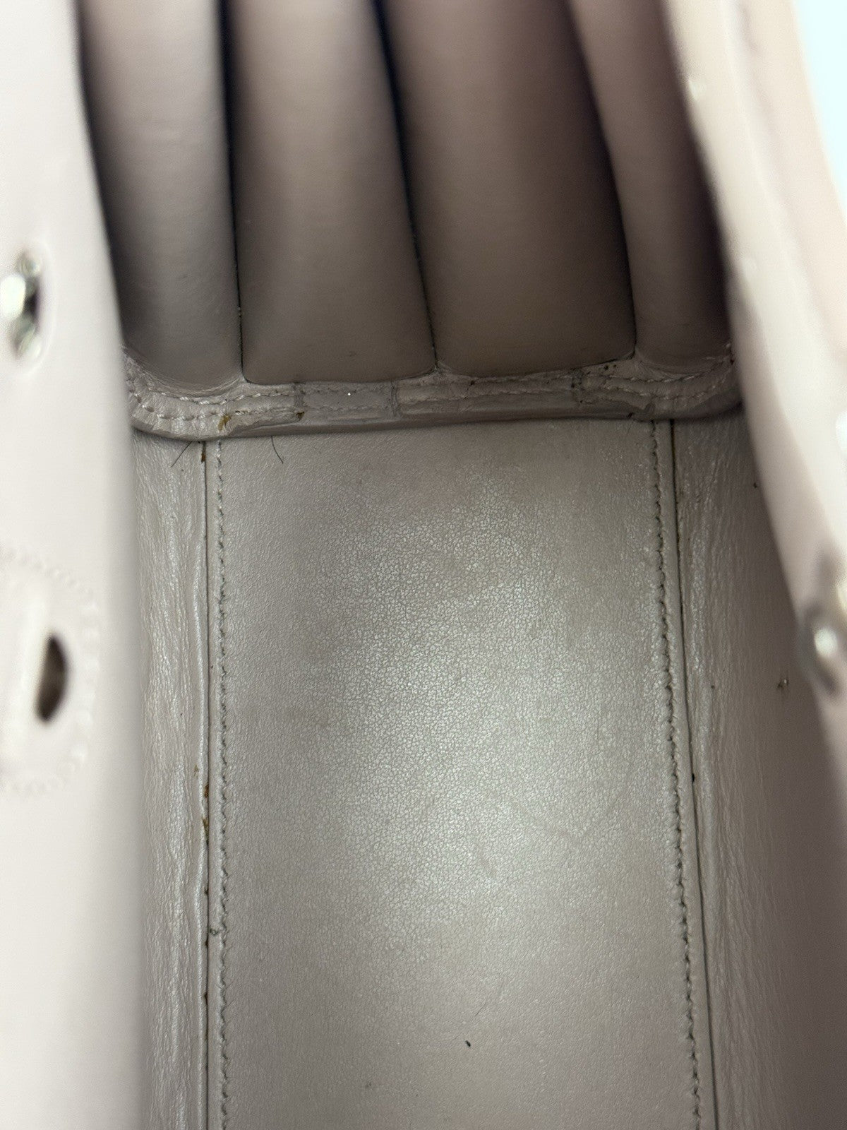 SAINT LAURENT  Calfskin Leather Sac De Jour Rose