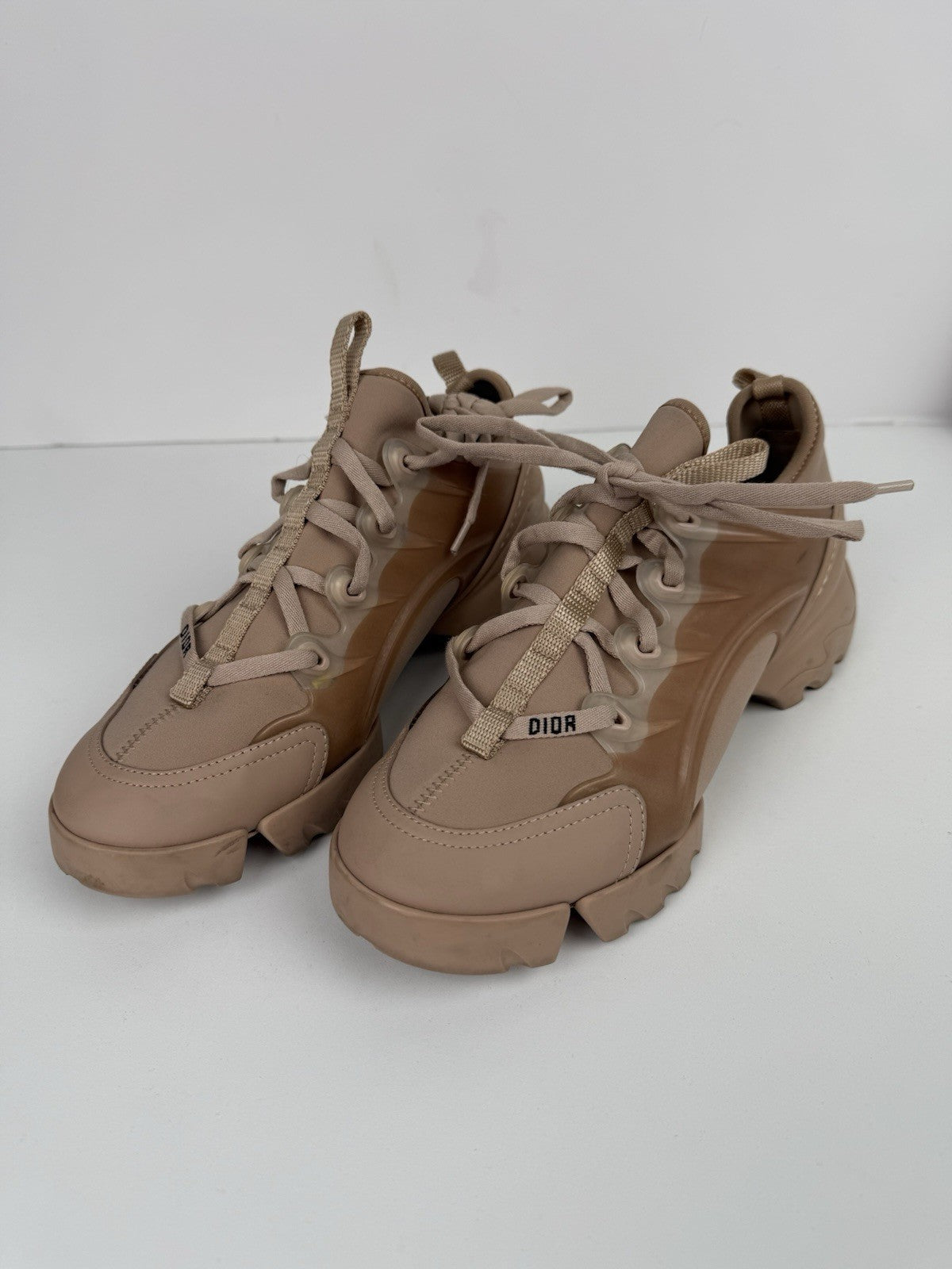 Dior Neoprene Chunky Sneakers Size 38 For Women
