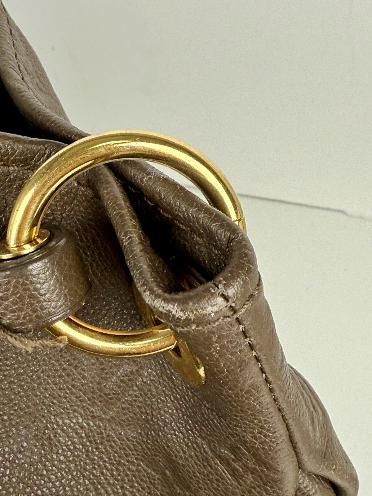 Louis Vuitton Artsy Shoulder MM Brown Leather Shoulder Bag