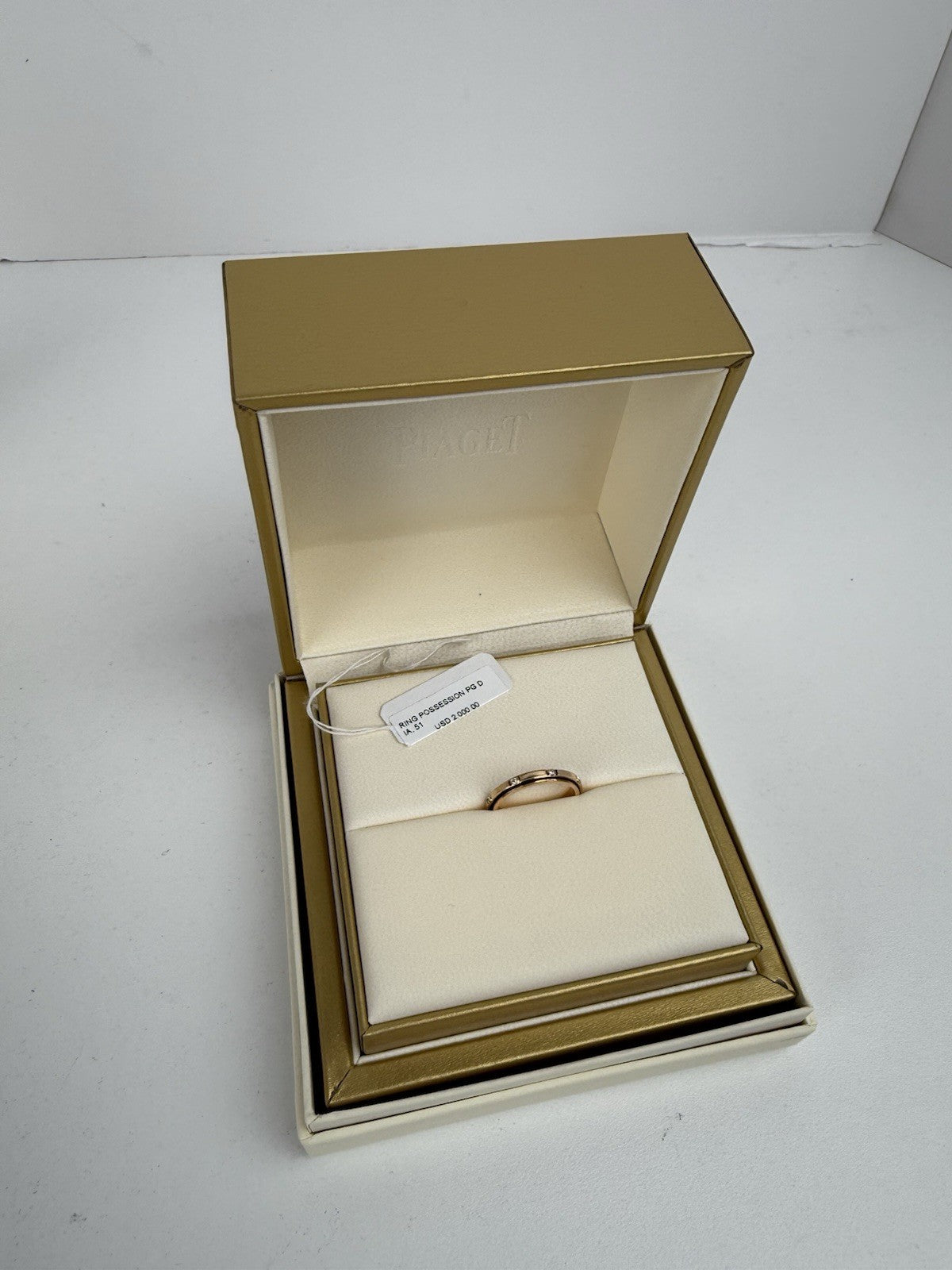 Piaget 18KT Yellow Gold Diamond Ring Size 5.5