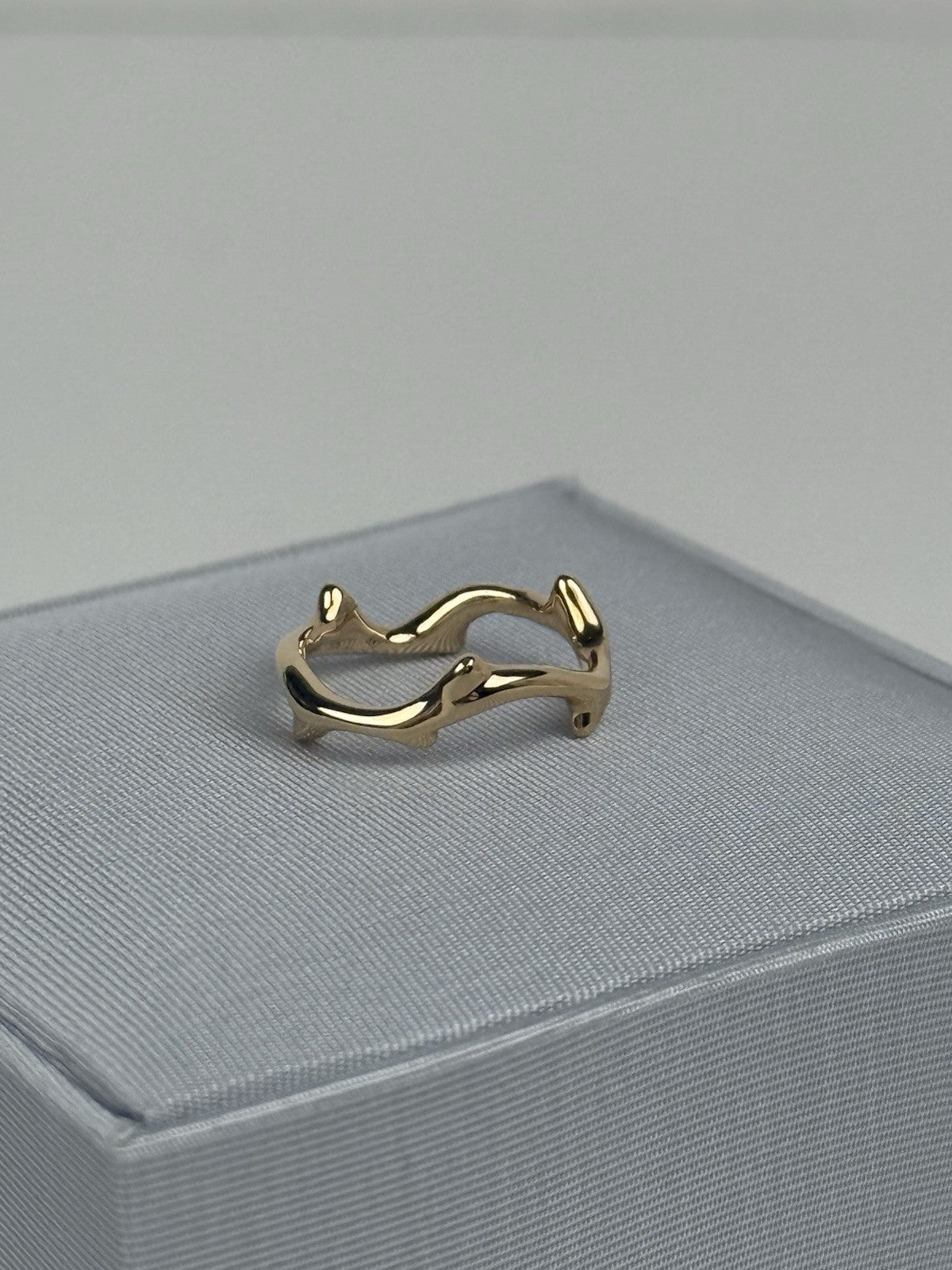 Dior 18K Yellow Gold Bois de Rose Ring 46  (Size 3)