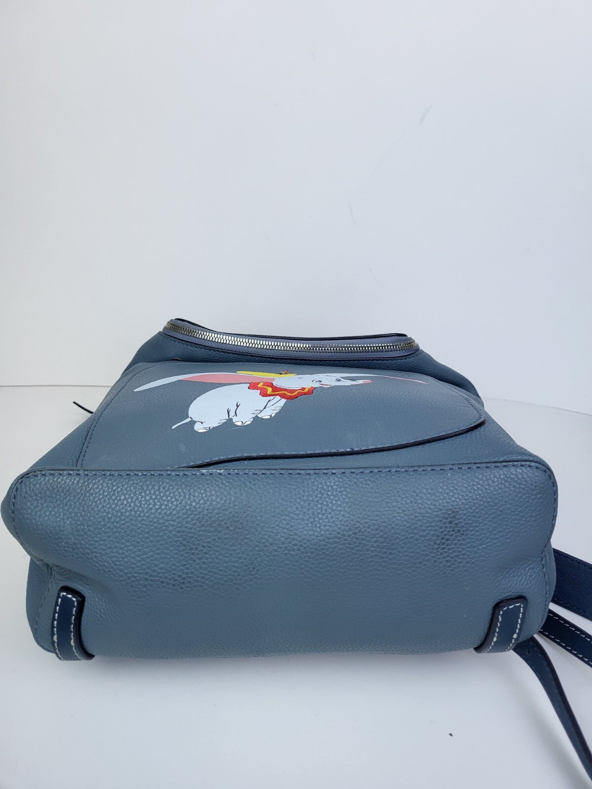 Loewe Backpack Disney Flying DUMBO Stone Blue Leather GOYA Limited Edition
