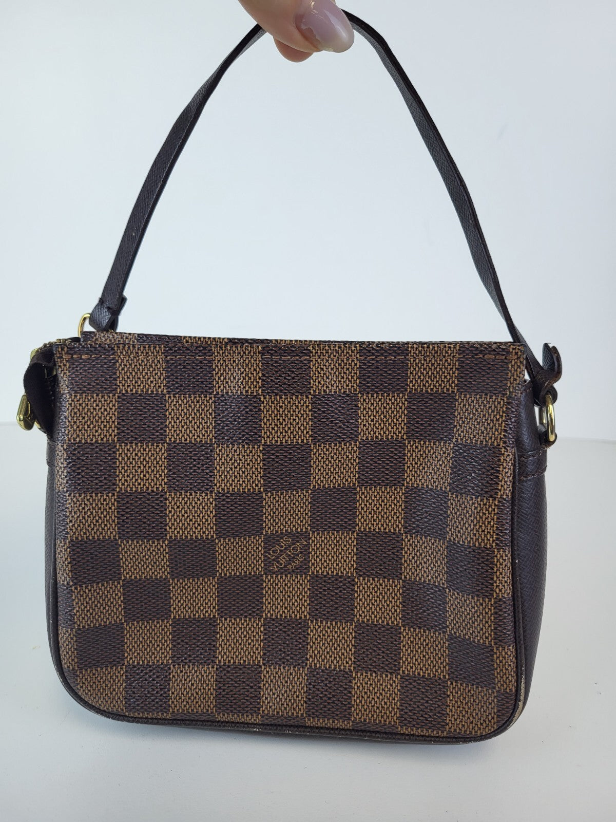 Louis Vuitton Damier Ebene Top Handle Bag Vintage