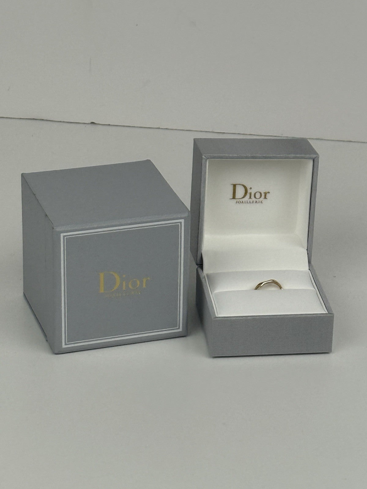 Dior 18K Yellow Gold Bois de Rose Ring 46  (Size 3)