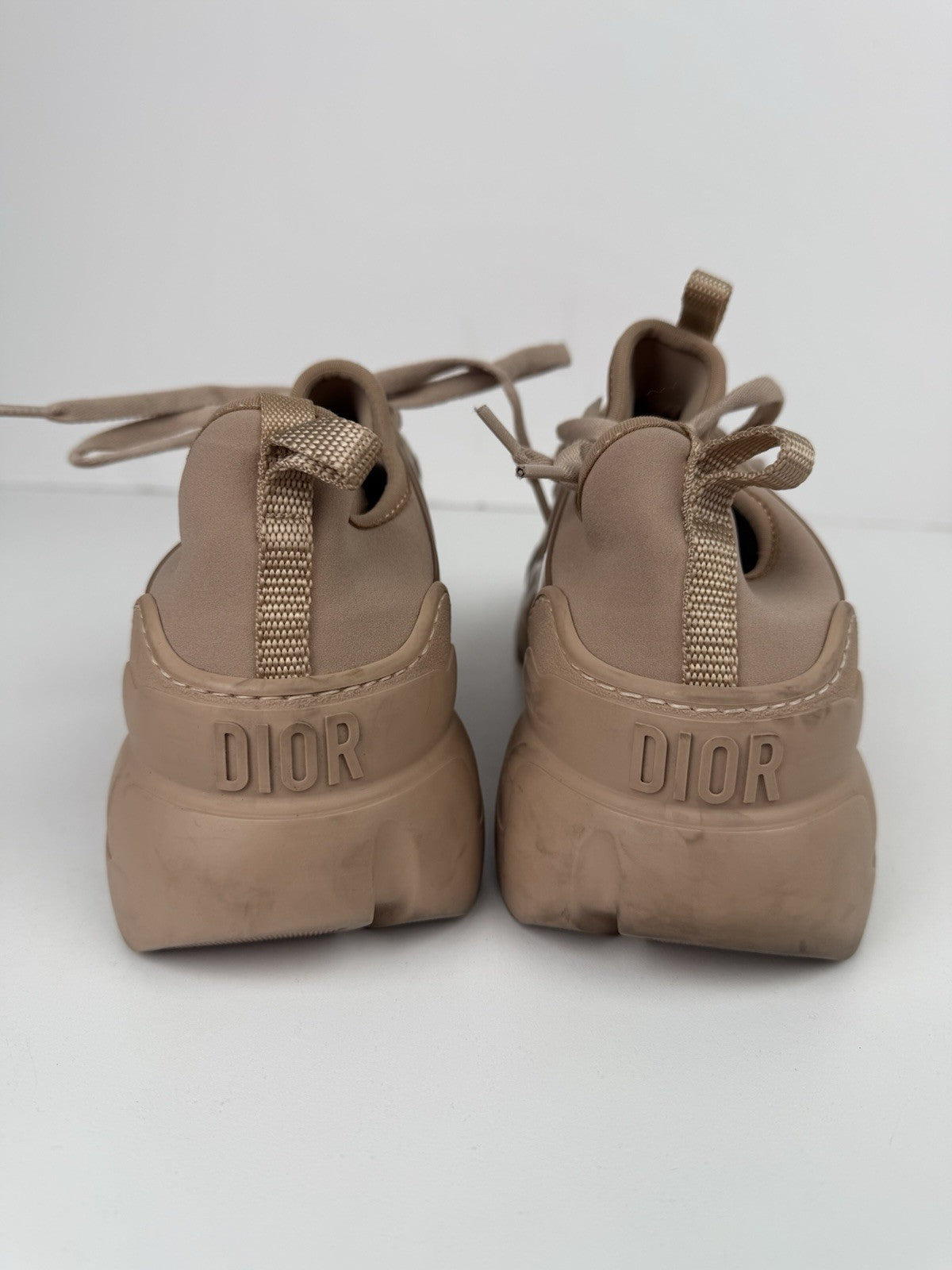 Dior Neoprene Chunky Sneakers Size 38 For Women