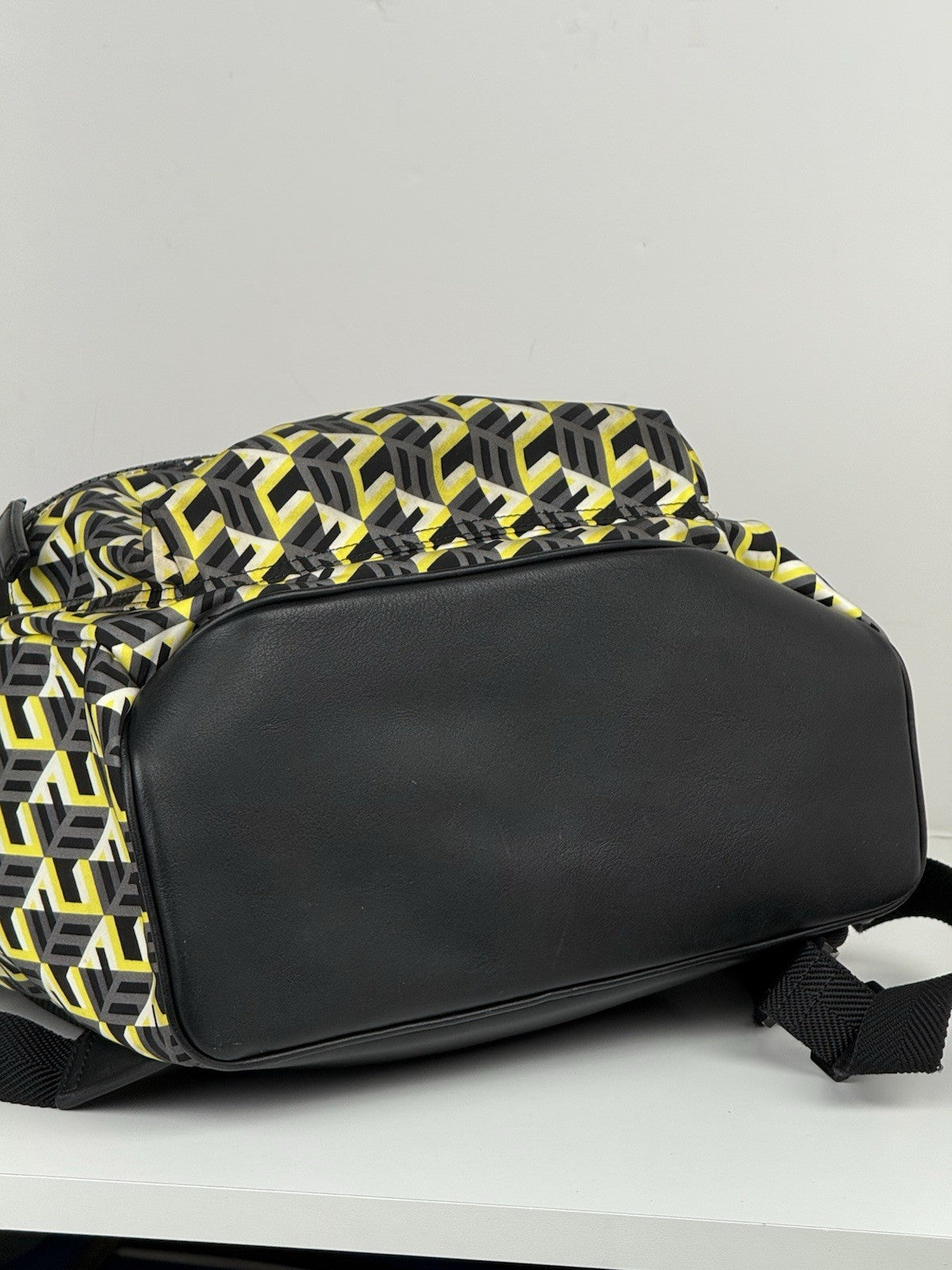 MCM Stark Cubic Monogram Nylon Backpack Limited Edition