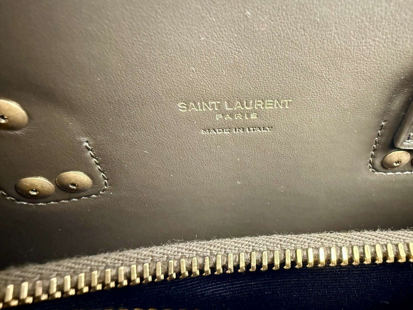 Saint Laurent Bag Sac De Jour Olive Green Shoulder Bag