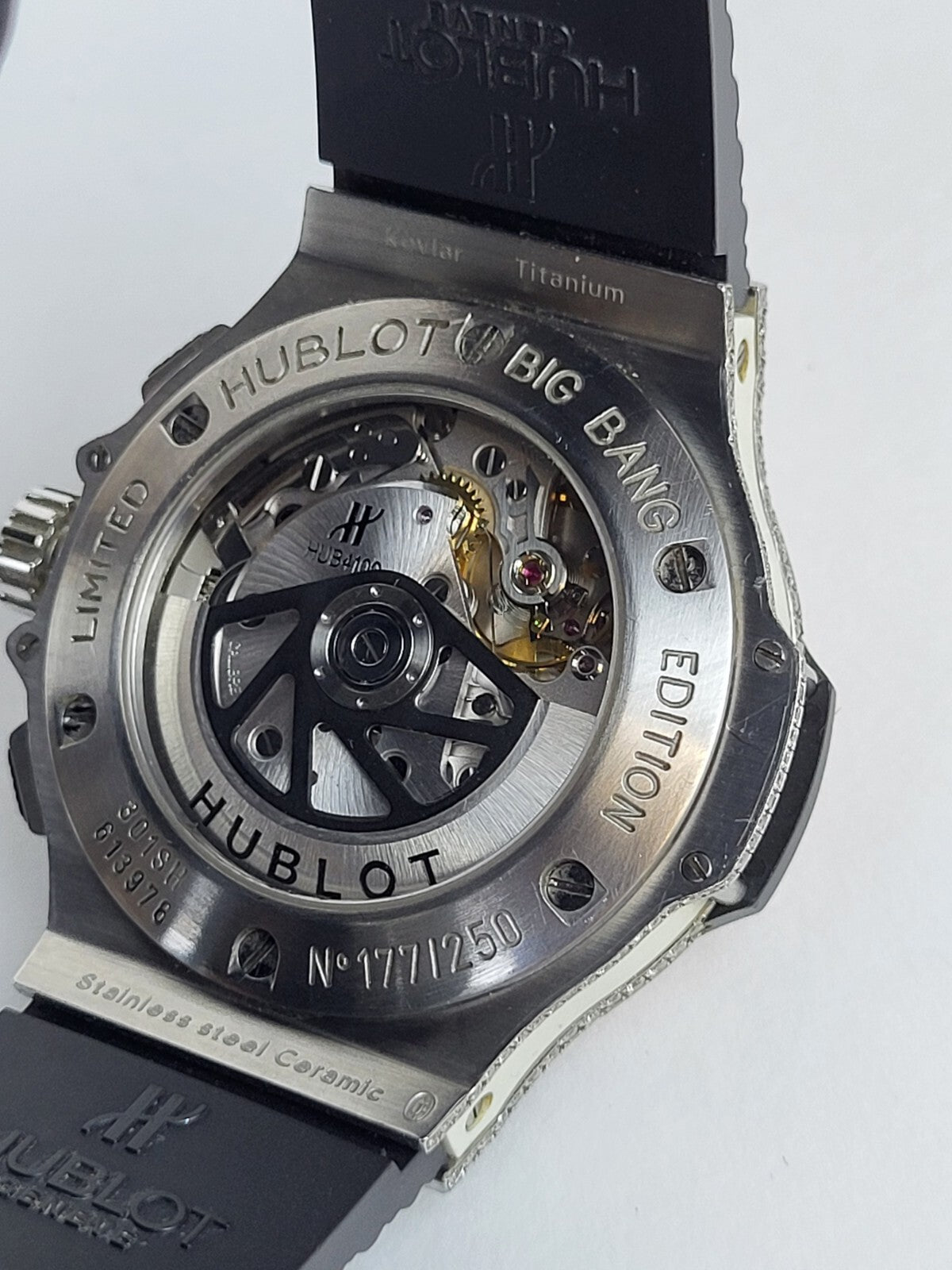 Hublot Watch Big Bang  42mm Limited Edition Custom Diamonds 301SH