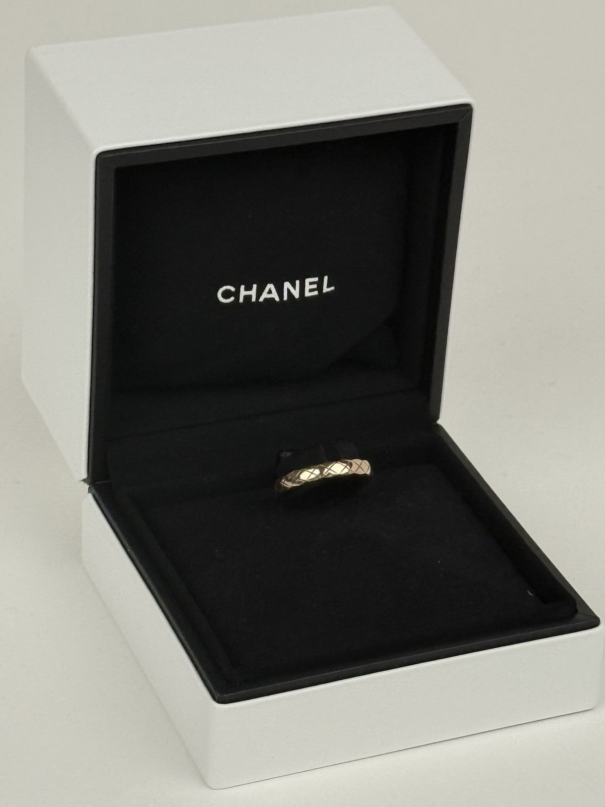 CHANEL Coco Crush 18k Rose Gold Ring Size 52 ( 6)