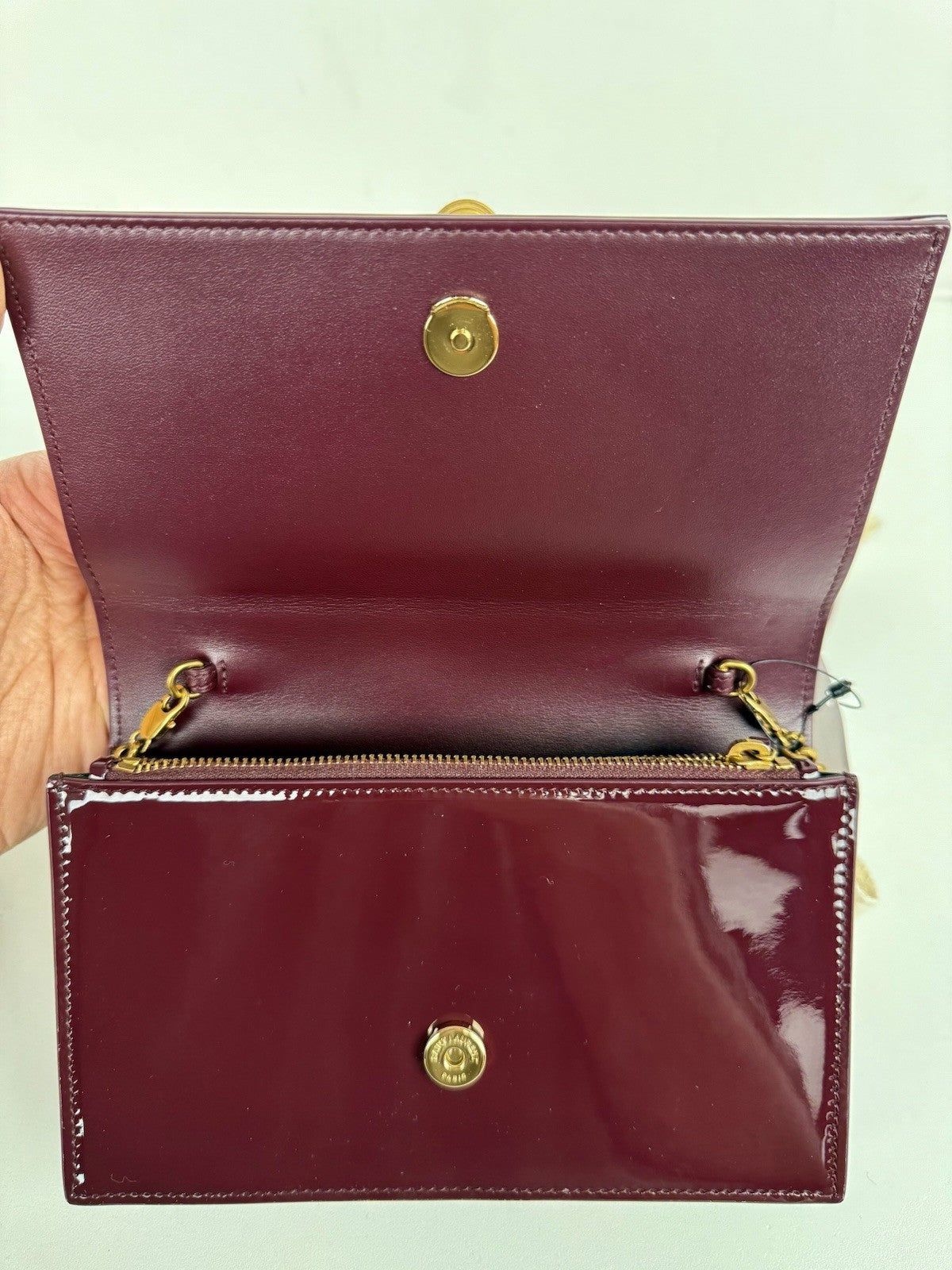 Saint Laurent Kate Tassel Chain Wallet Bag