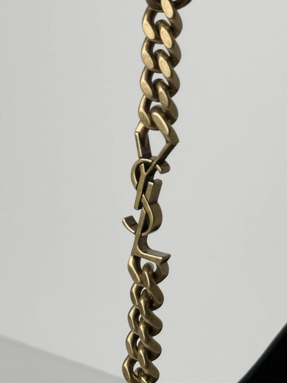 Saint Laurent RENDEZ-VOUS PATENT LEATHER HOBO BAG