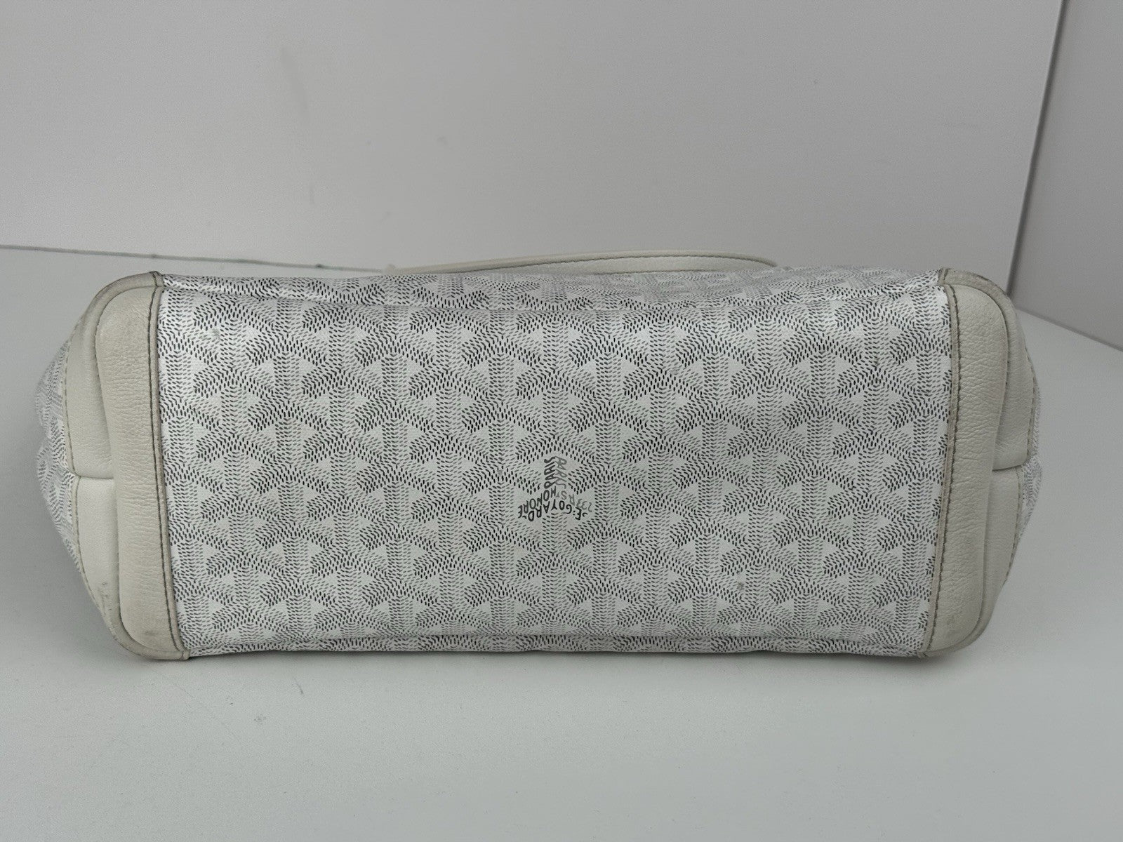 Goyard Goyardine Artois PM White Gore Bag
