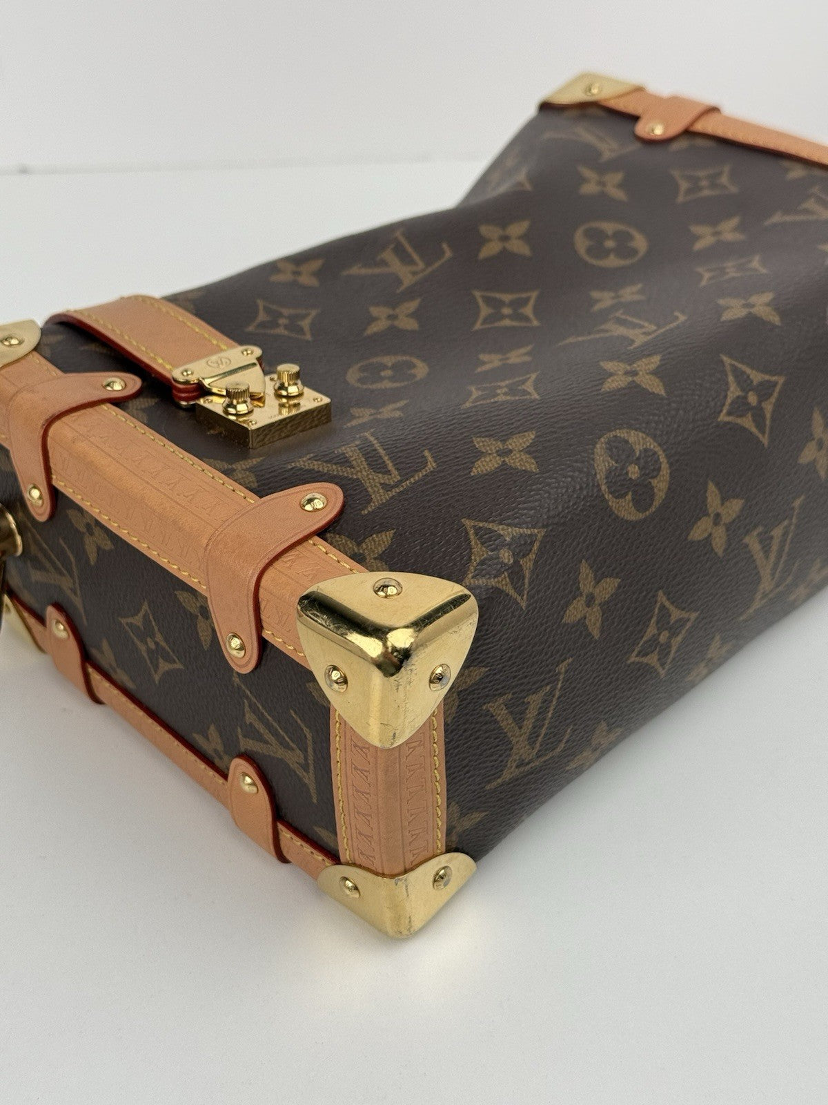 LOUIS VUITTON Monogram Side Trunk Bag