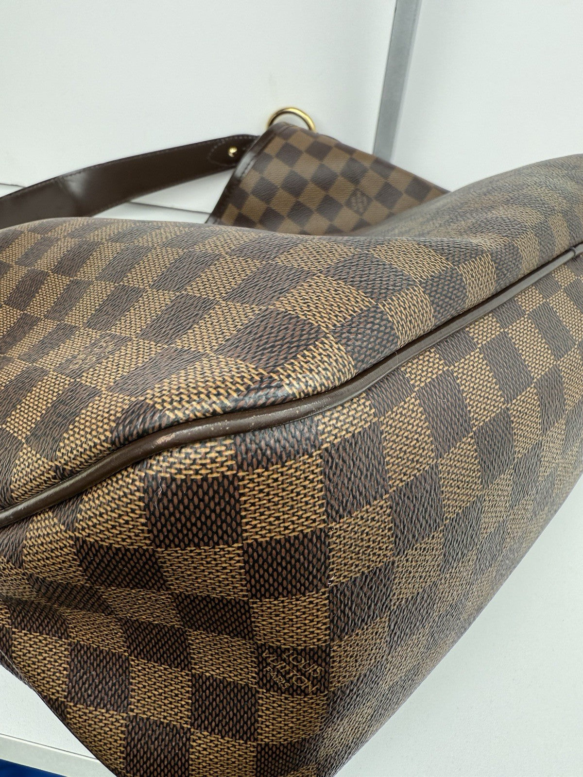 Louis Vuitton Delightful Hobo Bag MM Brown Canvas Shoulder Bag