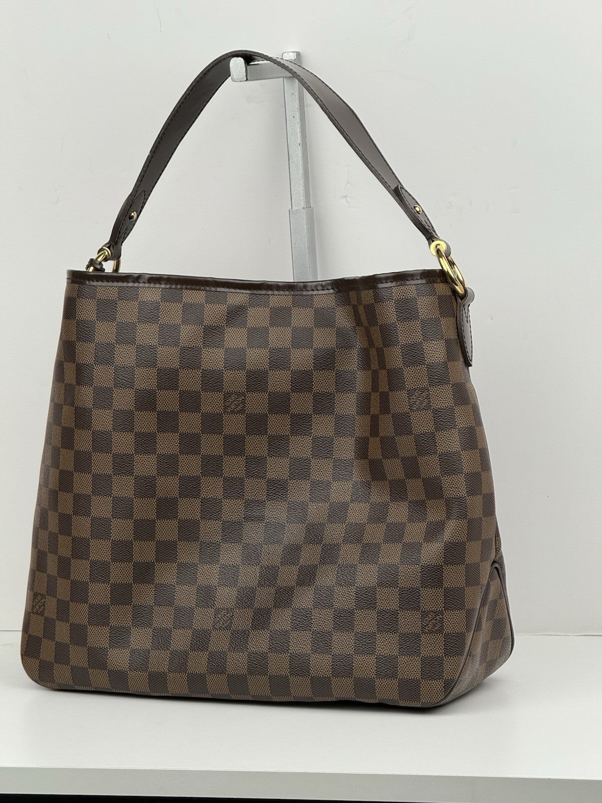 Louis Vuitton Delightful Hobo Bag MM Brown Canvas Shoulder Bag