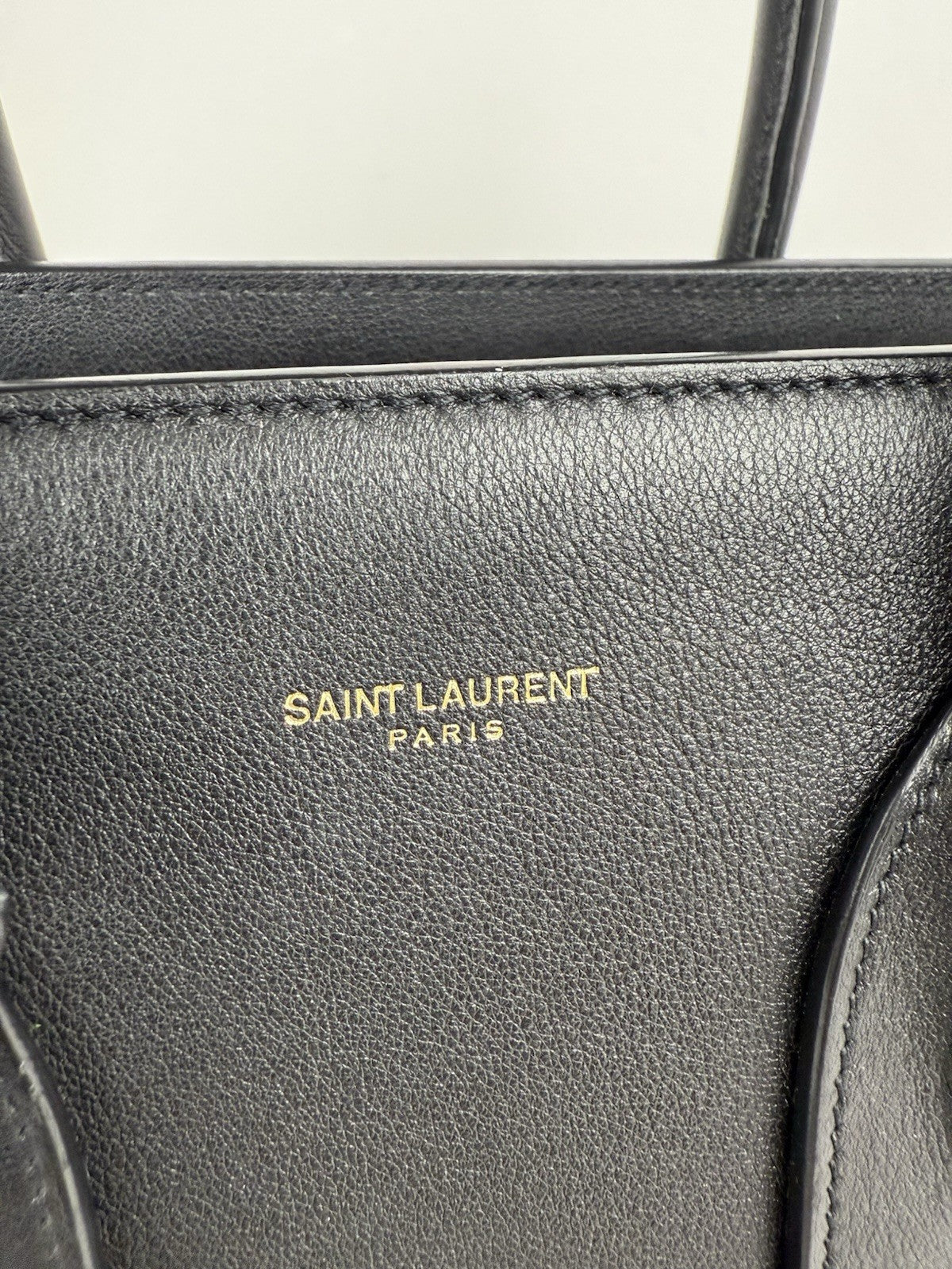 Saint Laurent Sac de Jour Large Leather Women's Bag in Black