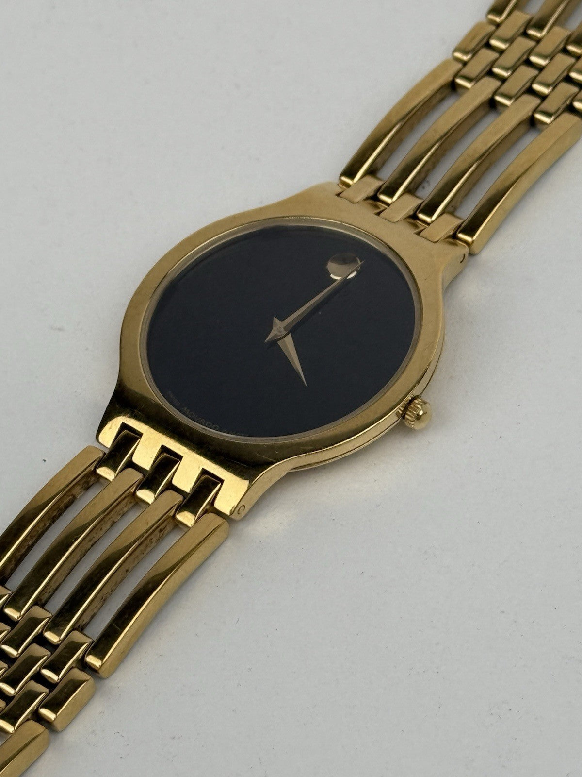 Movado Esperanza 84 19 861 4P Gold Tone 32mm Stainless Steel Quartz Womens Watch