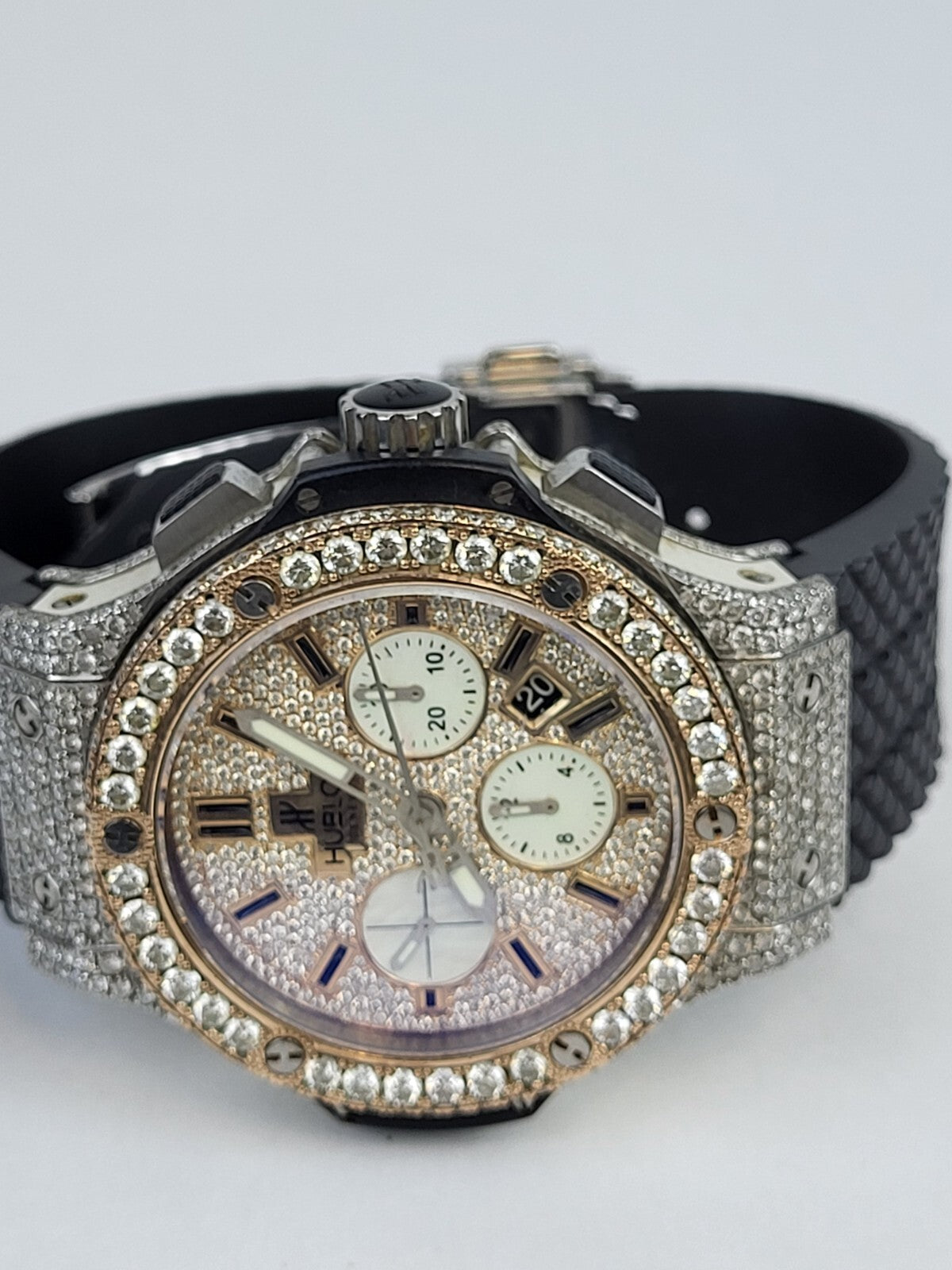 Hublot Watch Big Bang  42mm Limited Edition Custom Diamonds 301SH