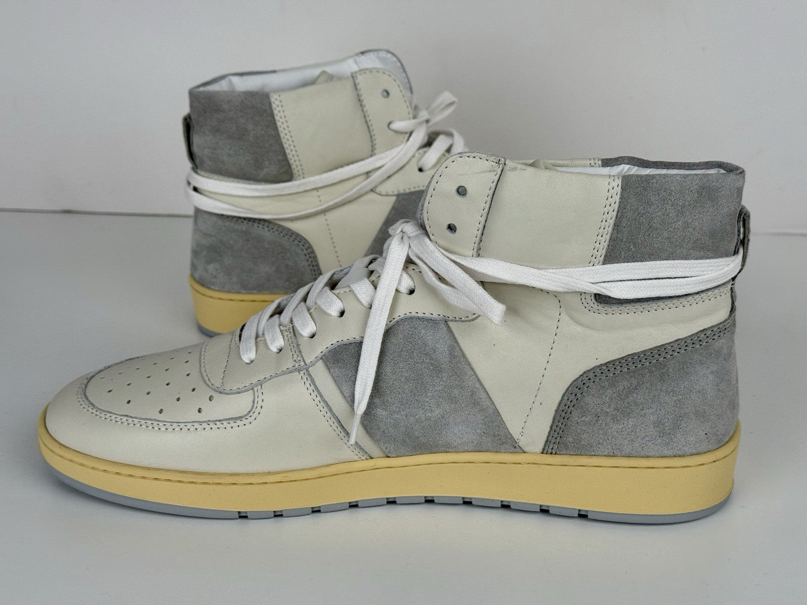 Collegium Pillar Destroyer II Devastator Platinum Suede Mens Size 44 Size 11