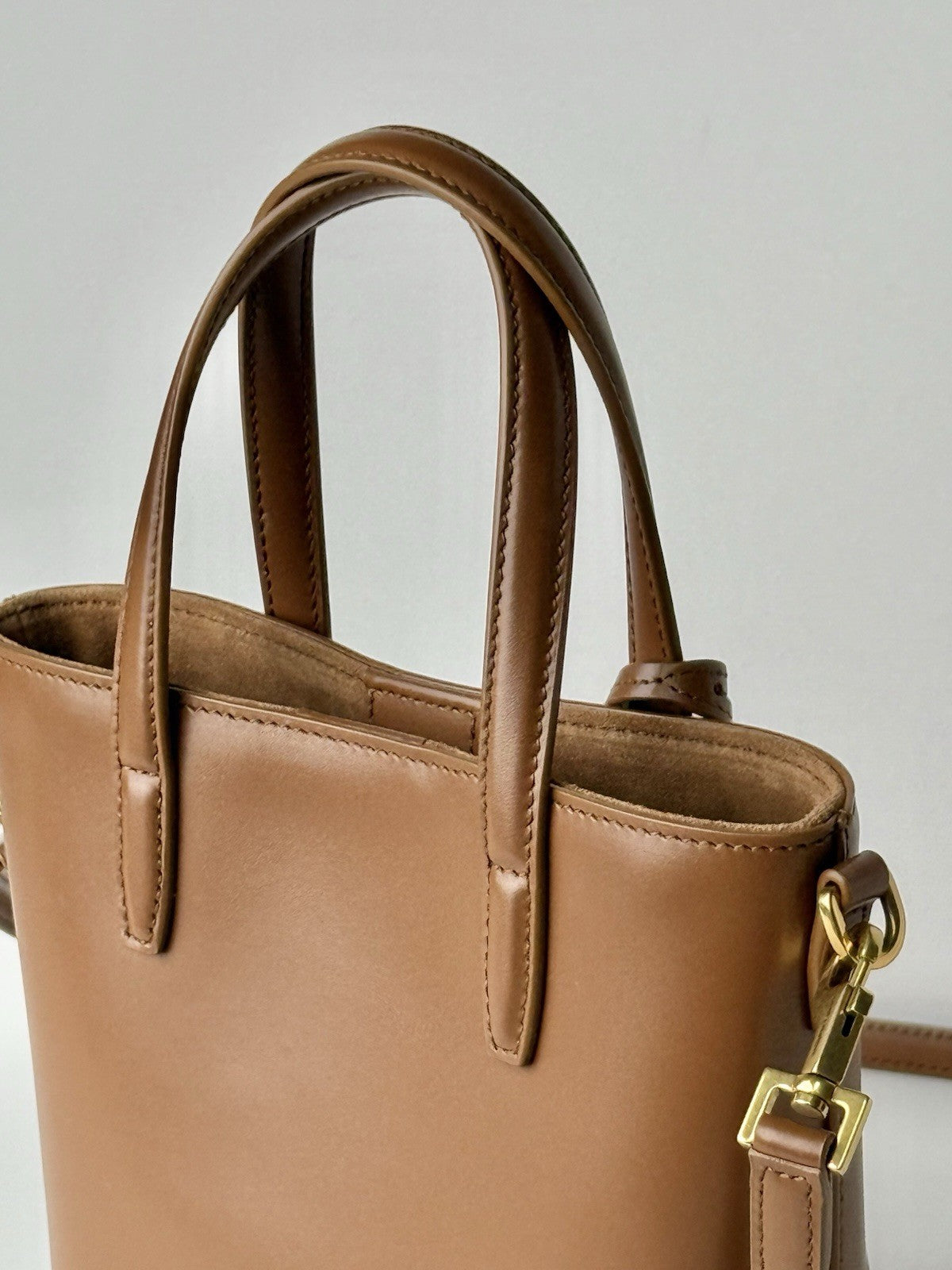 Saint Laurent Mini Toy Shopping Leather Tote
