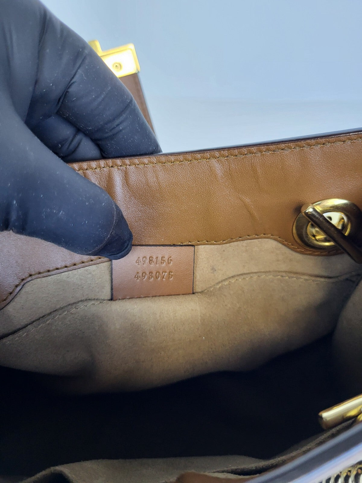 Gucci Padlock Shoulder Bag Small Brown Canvas Shoulder Bag