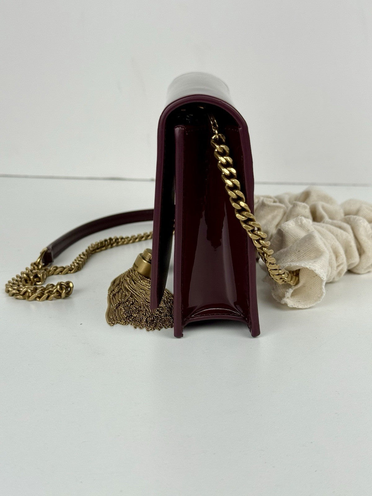 Saint Laurent Kate Tassel Chain Wallet Bag