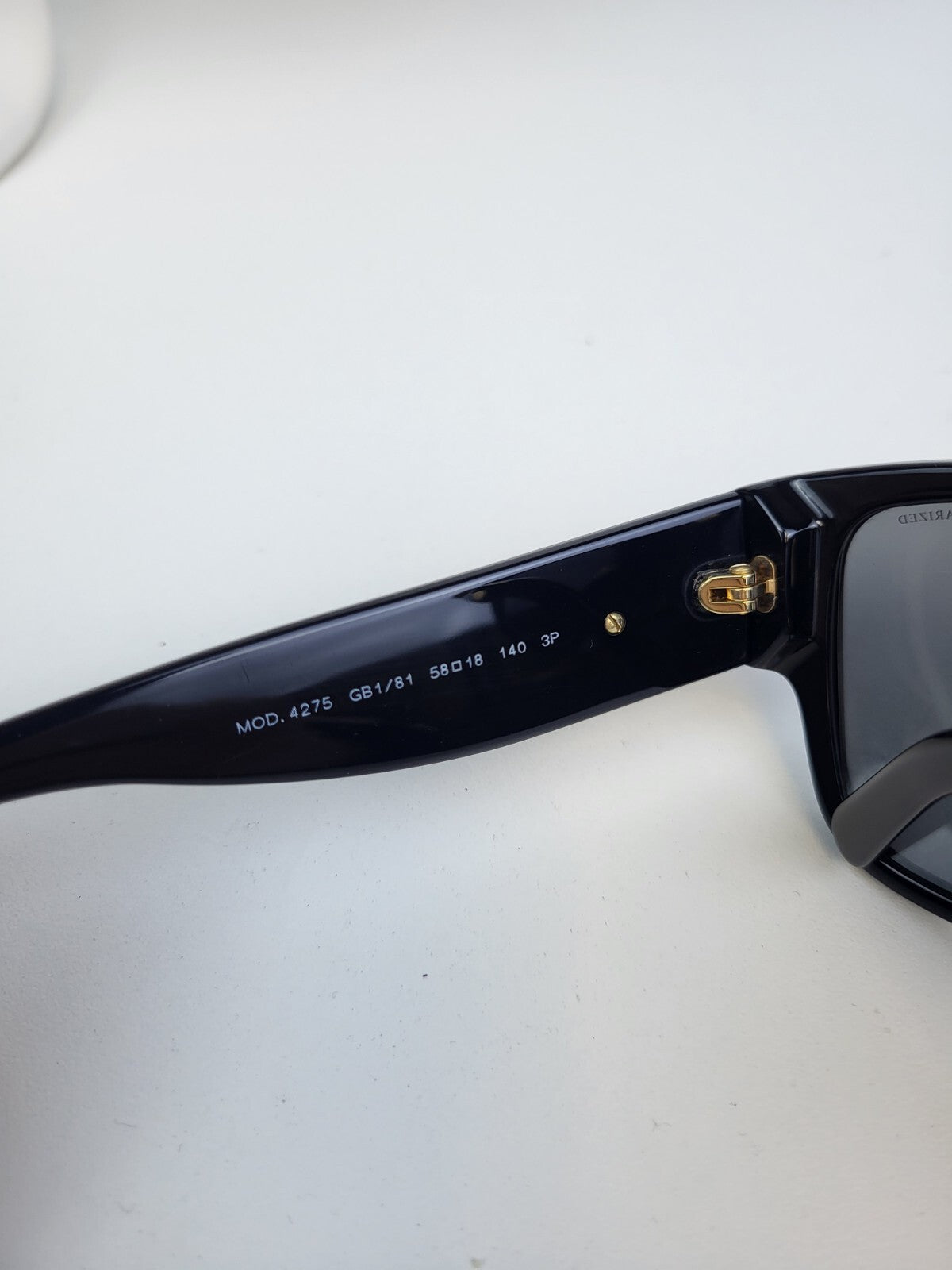Versace Sunglasses 4275 Black 58/18 Gold Medusa