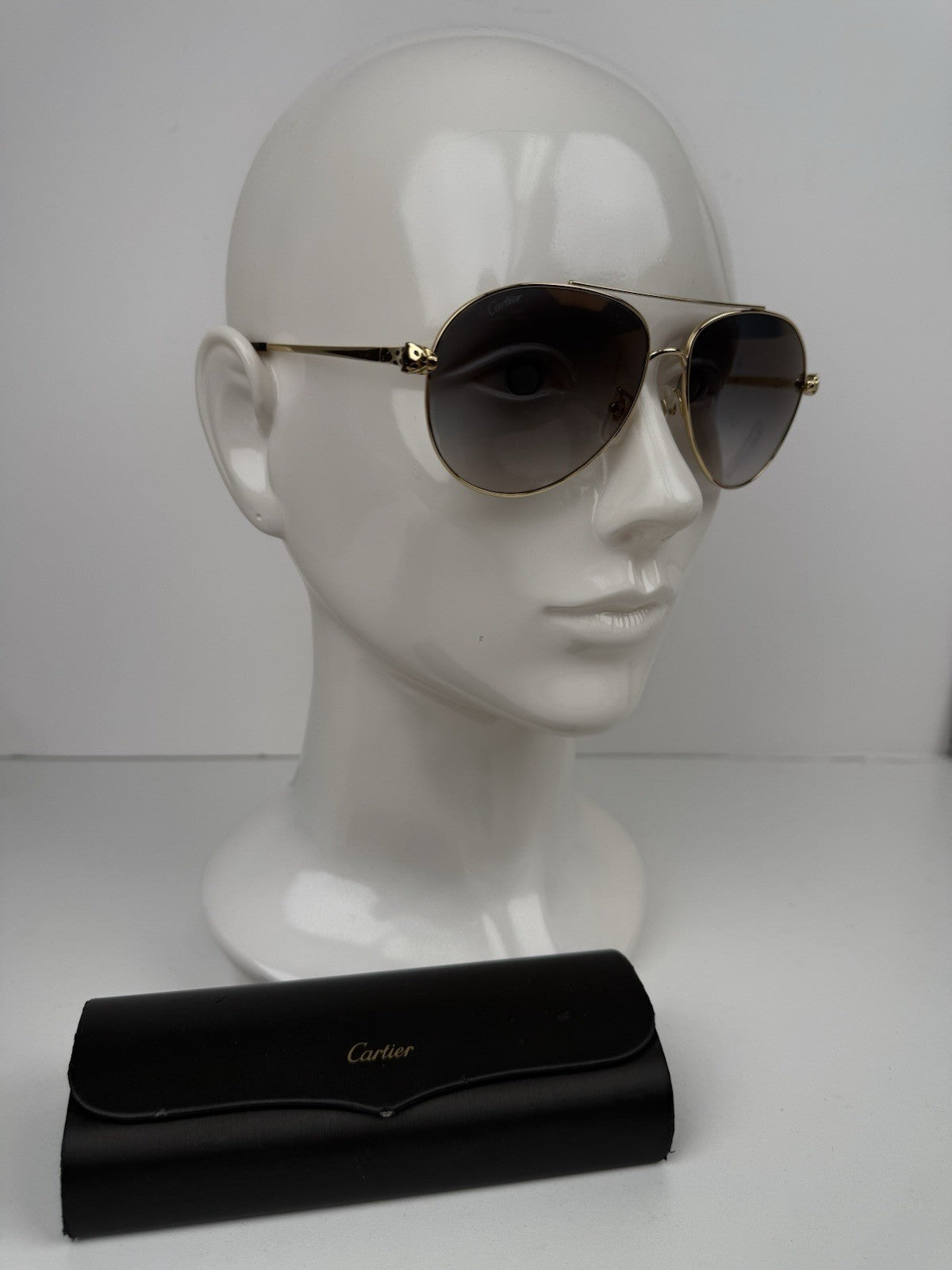 Cartier Panthere Sunglasses CT0233S Cartier Women's Sunglasses Gold