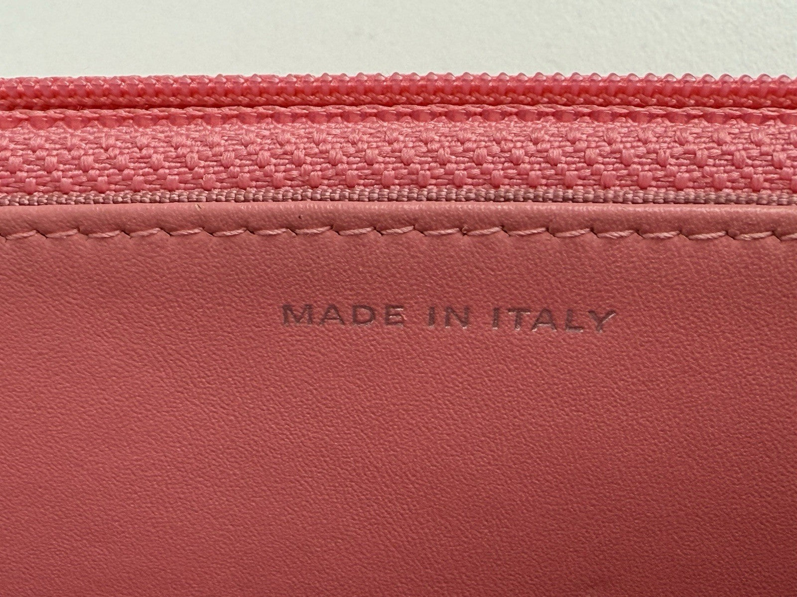 Chanel Wallet On Chain Quilted Patent Coral Pink Leather Crossbody Bag