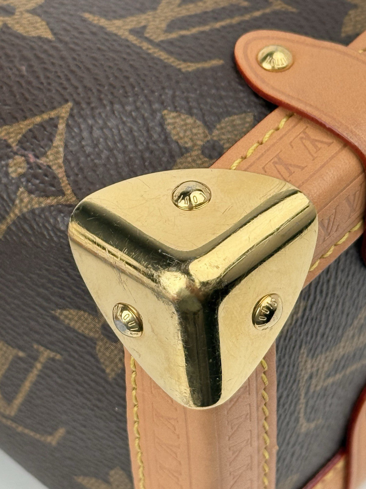 LOUIS VUITTON Monogram Side Trunk Bag