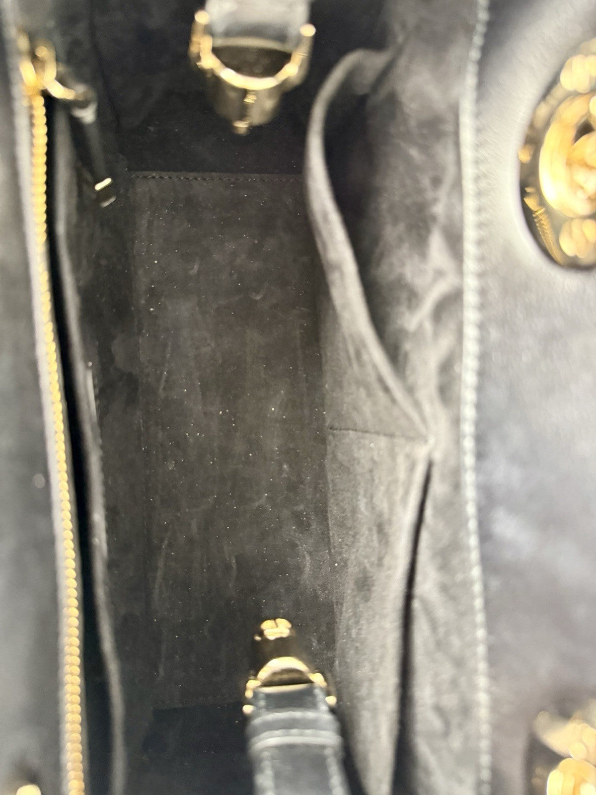 CHRISTIAN DIOR Bag Calfskin Cannage The Lady Black Leather Shoulder Bag