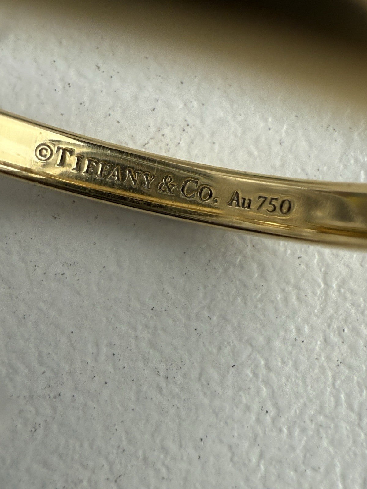 Tiffany & Co. Forever Diamond Ring 18K Gold Size 5.25
