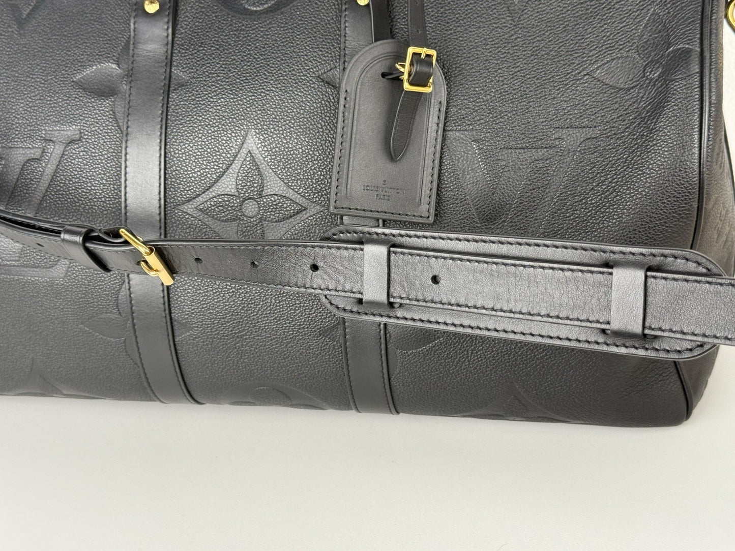 LOUIS VUITTON Monogram Amplant Keepall Bandouliere 45cm