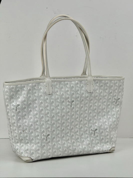 Goyard Goyardine Artois PM White Gore Bag
