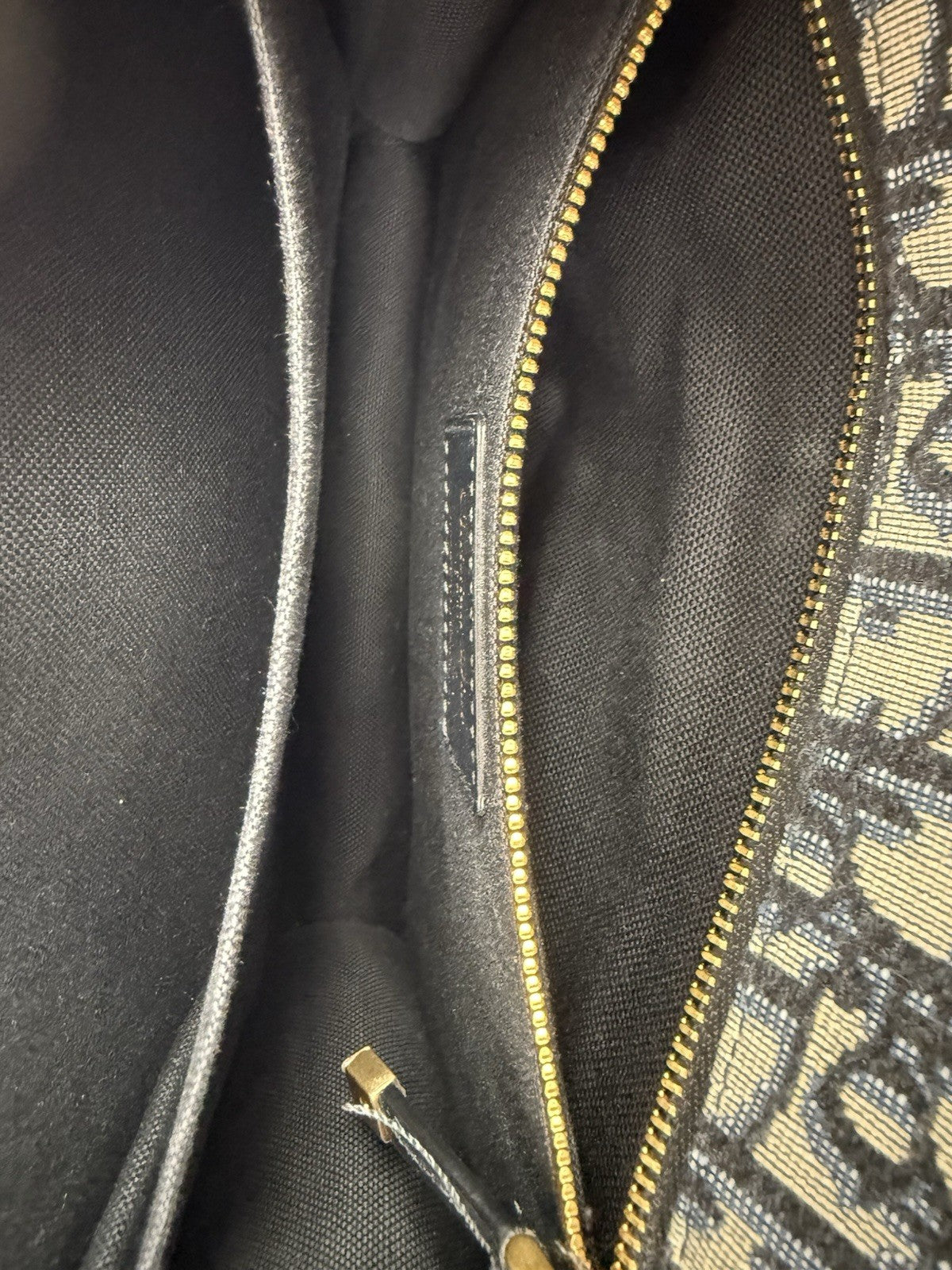 Dior  OBLIQUE 30 Montaigne Blue and Beige Canvas Shoulder bag