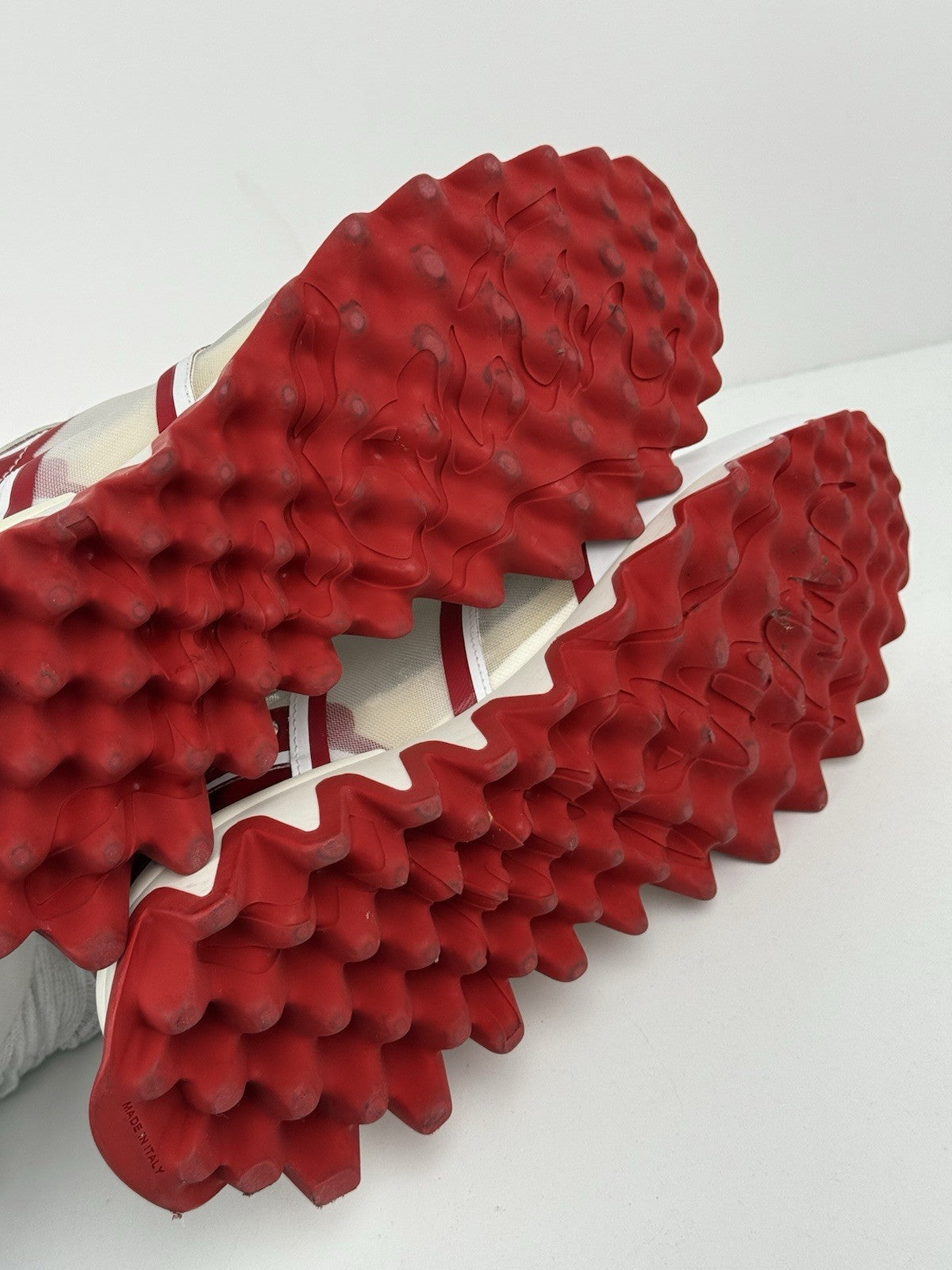 Christian Louboutin Sharkina Women's Sneaker in Red/White Size 37