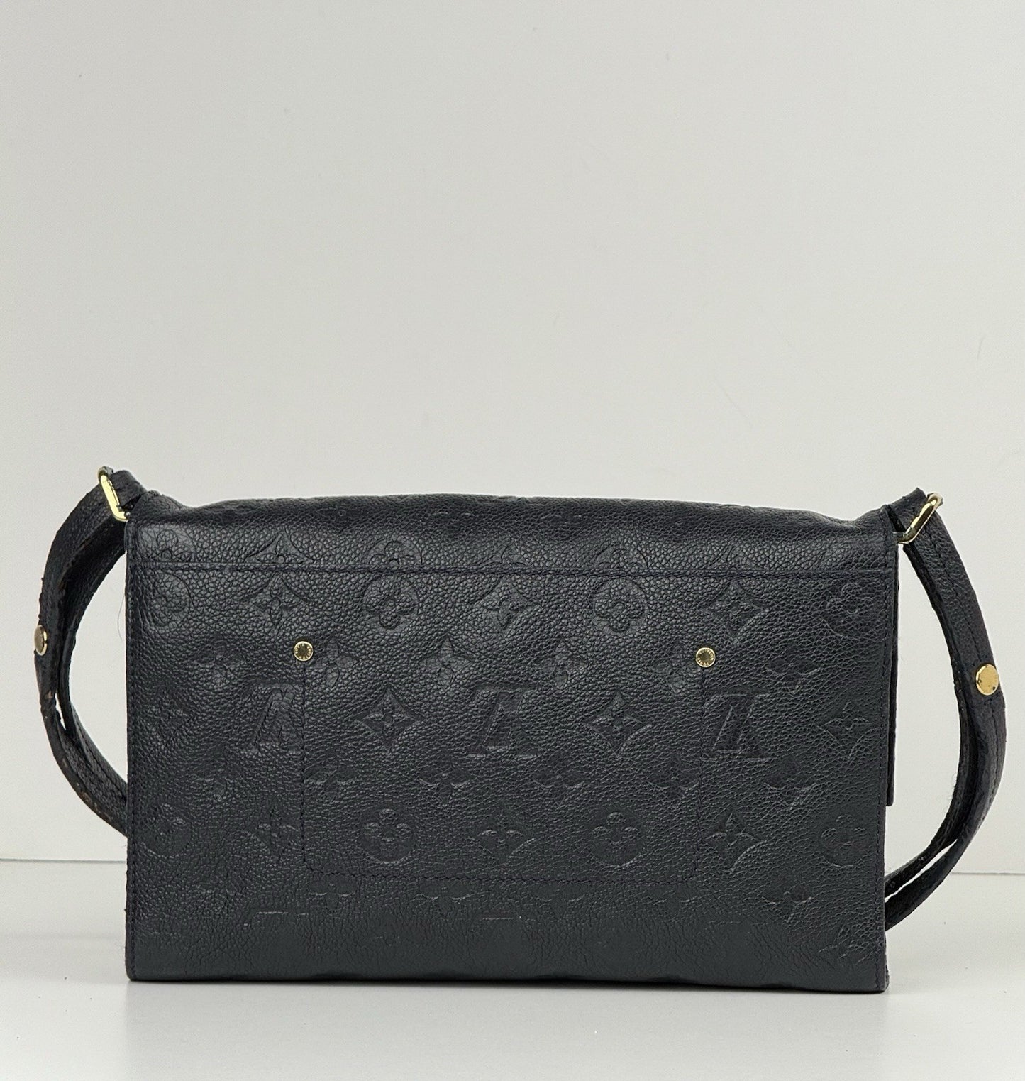 Louis Vuitton Empreinte Fascinante Blue Leather Shoulder Bag