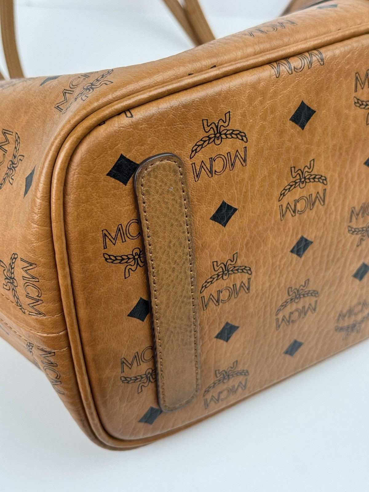 MCM Bag Visetos Medium Liz Reversible Shopper Tote Bag