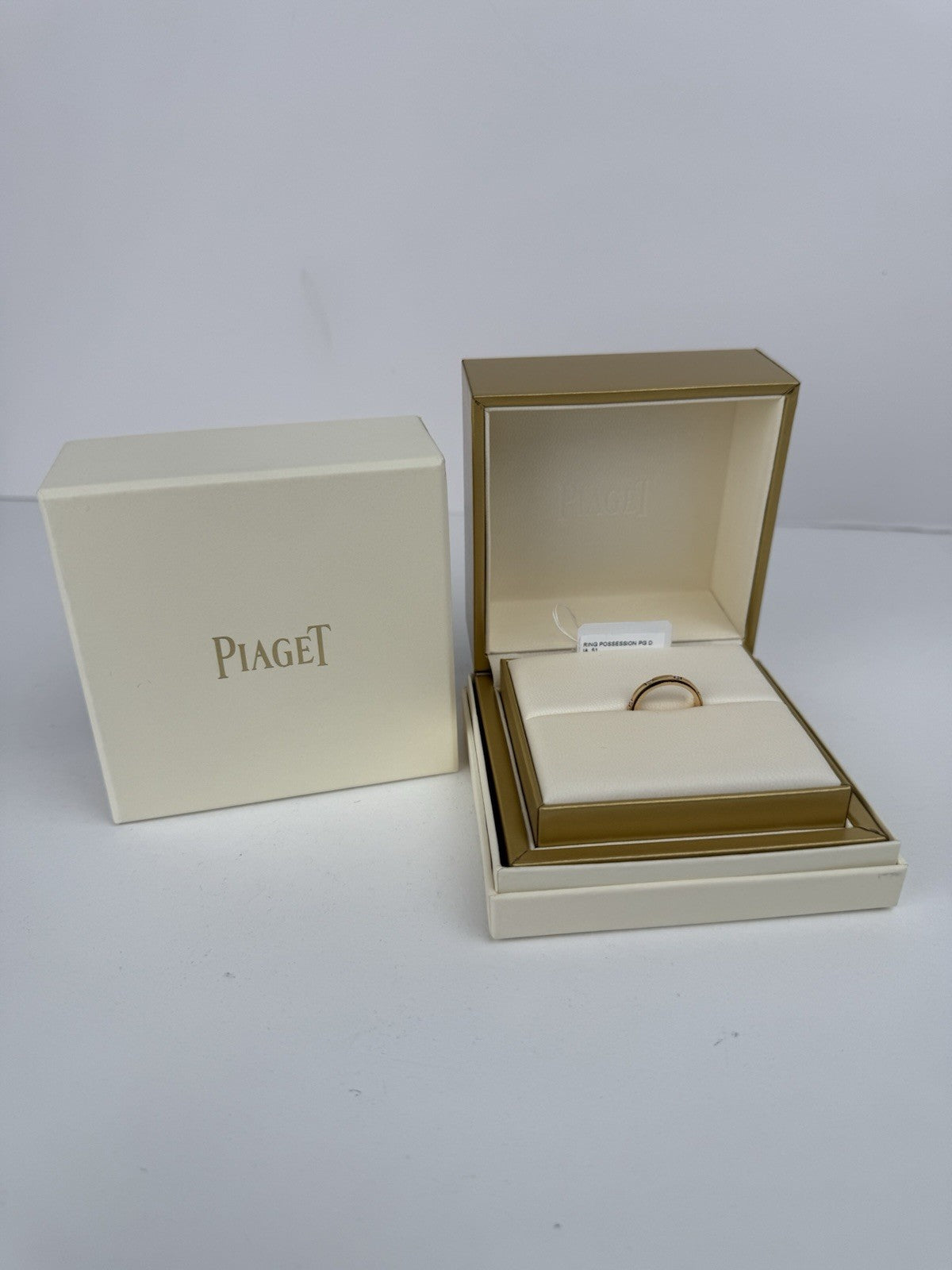 Piaget 18KT Yellow Gold Diamond Ring Size 5.5