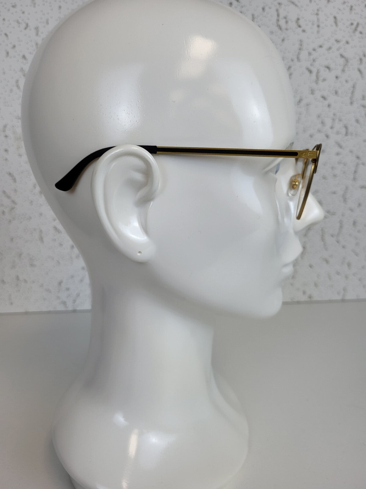 Ray Ban Eyeglasses RB 6375 3051 Matte Black on Gold Optical Frame 51-18-145