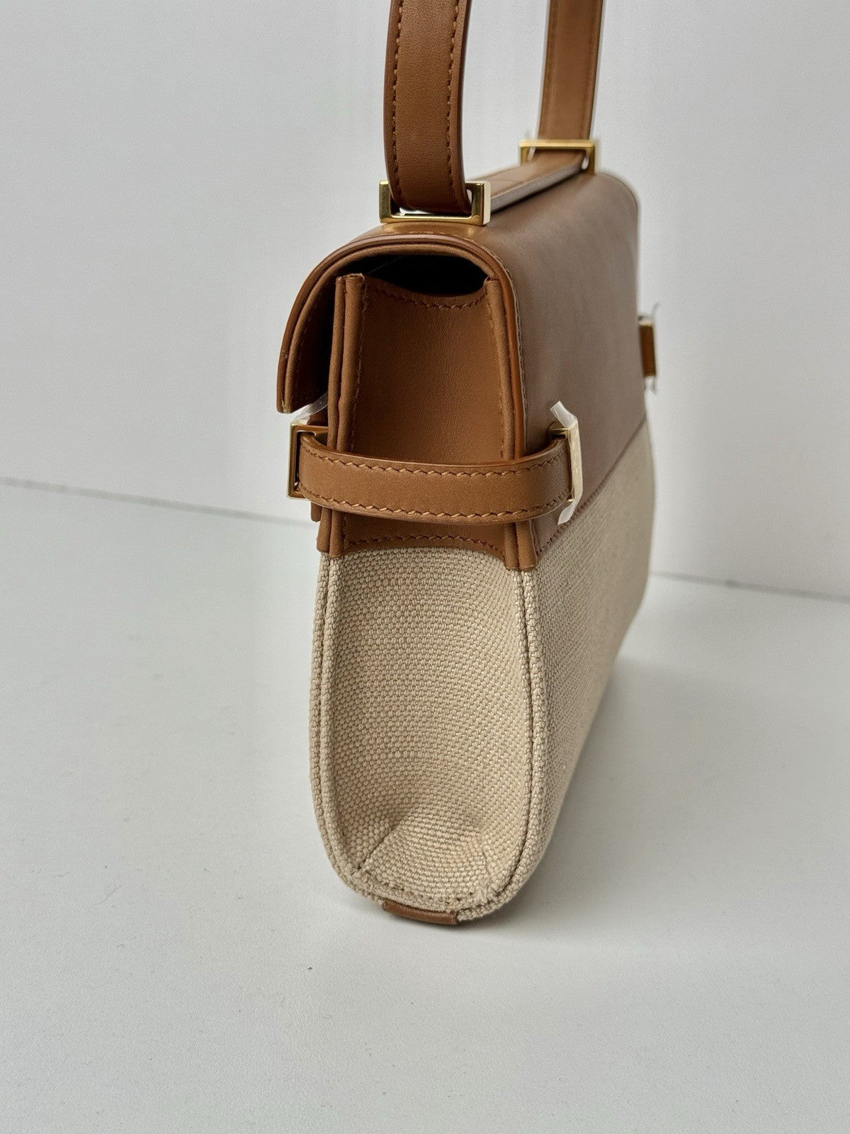 Saint Laurent Mini Manhattan Crossbody Bag Brown